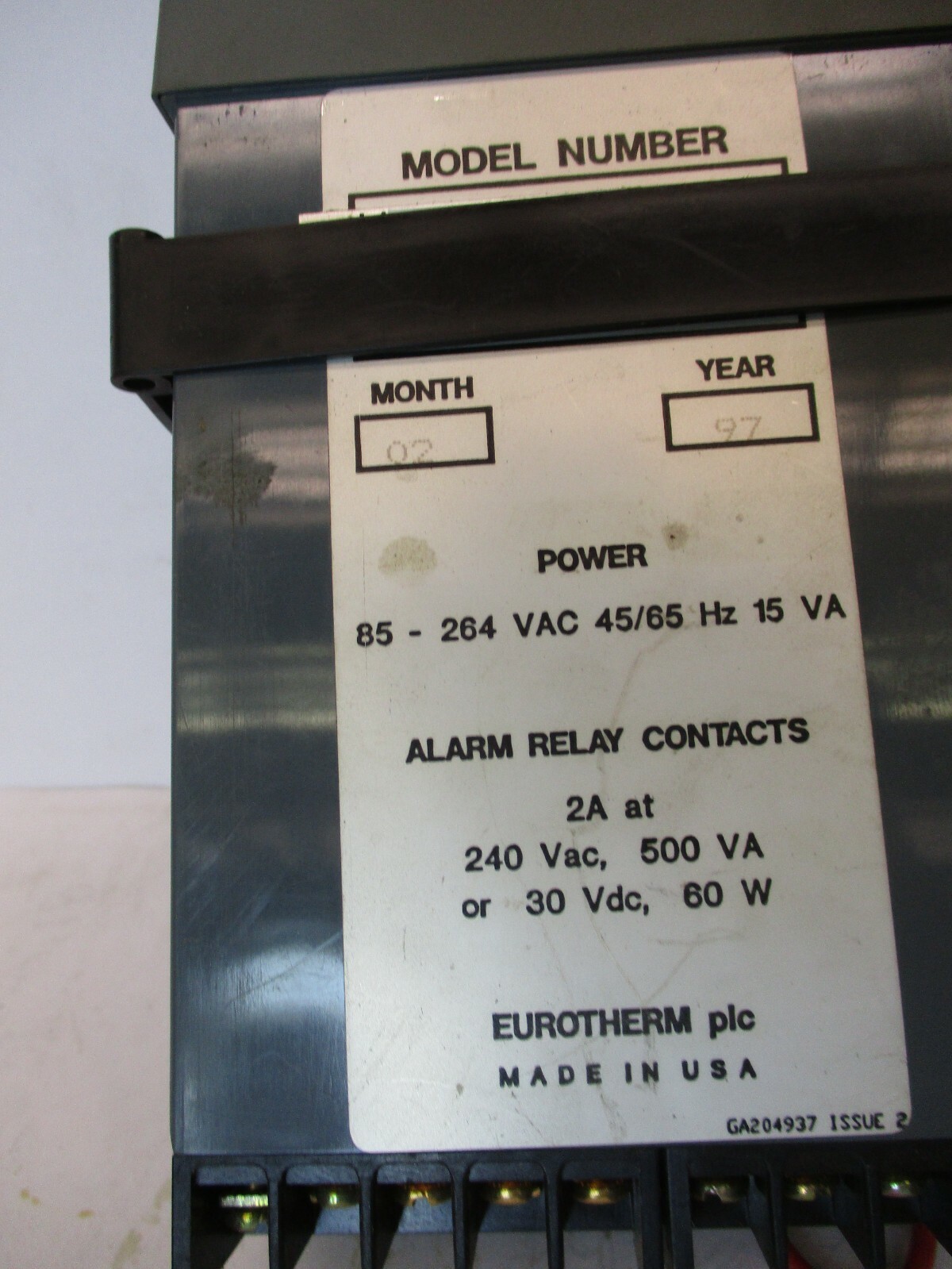 760/2/1/0/1/0 85-264 VAC, 45/65 Hz, 15 VA A2207WVS