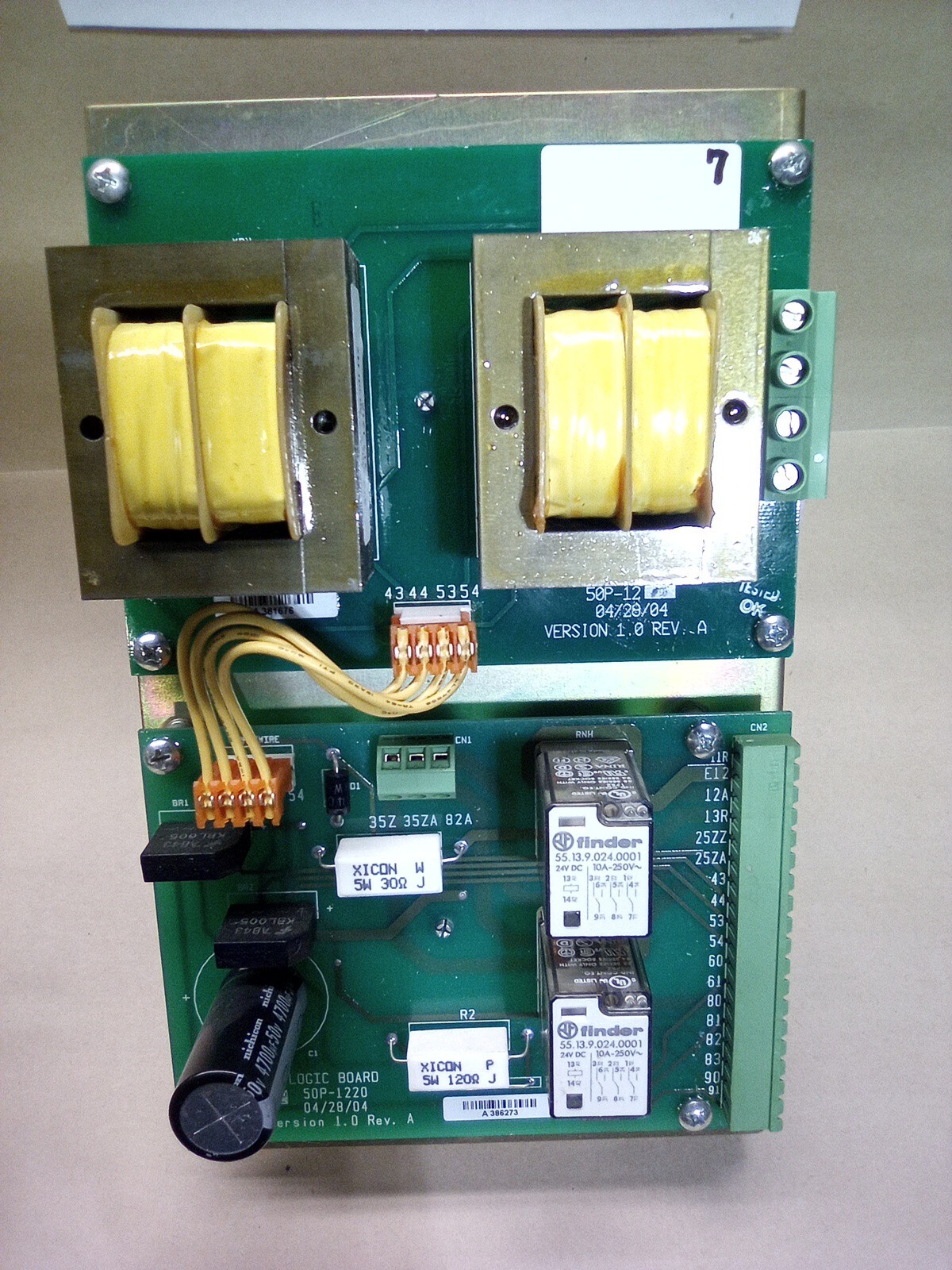 Logic Board 50P-1220 Version 1.0 Rev. A