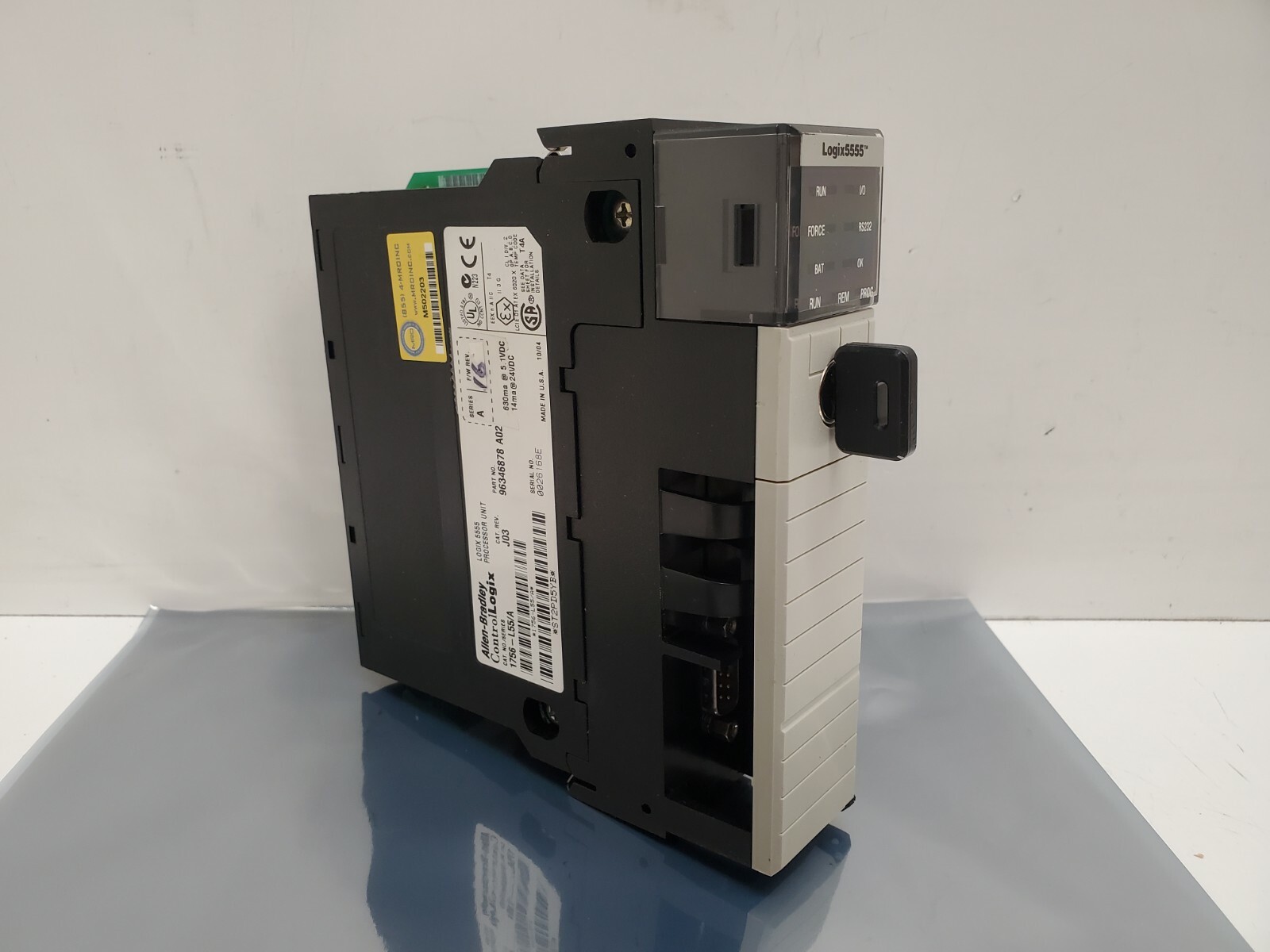 GUARANTEED! ALLEN-BRADLEY F/W REV. 16 LOGIX 5555 PROCESSOR UNIT 1756-L55/A