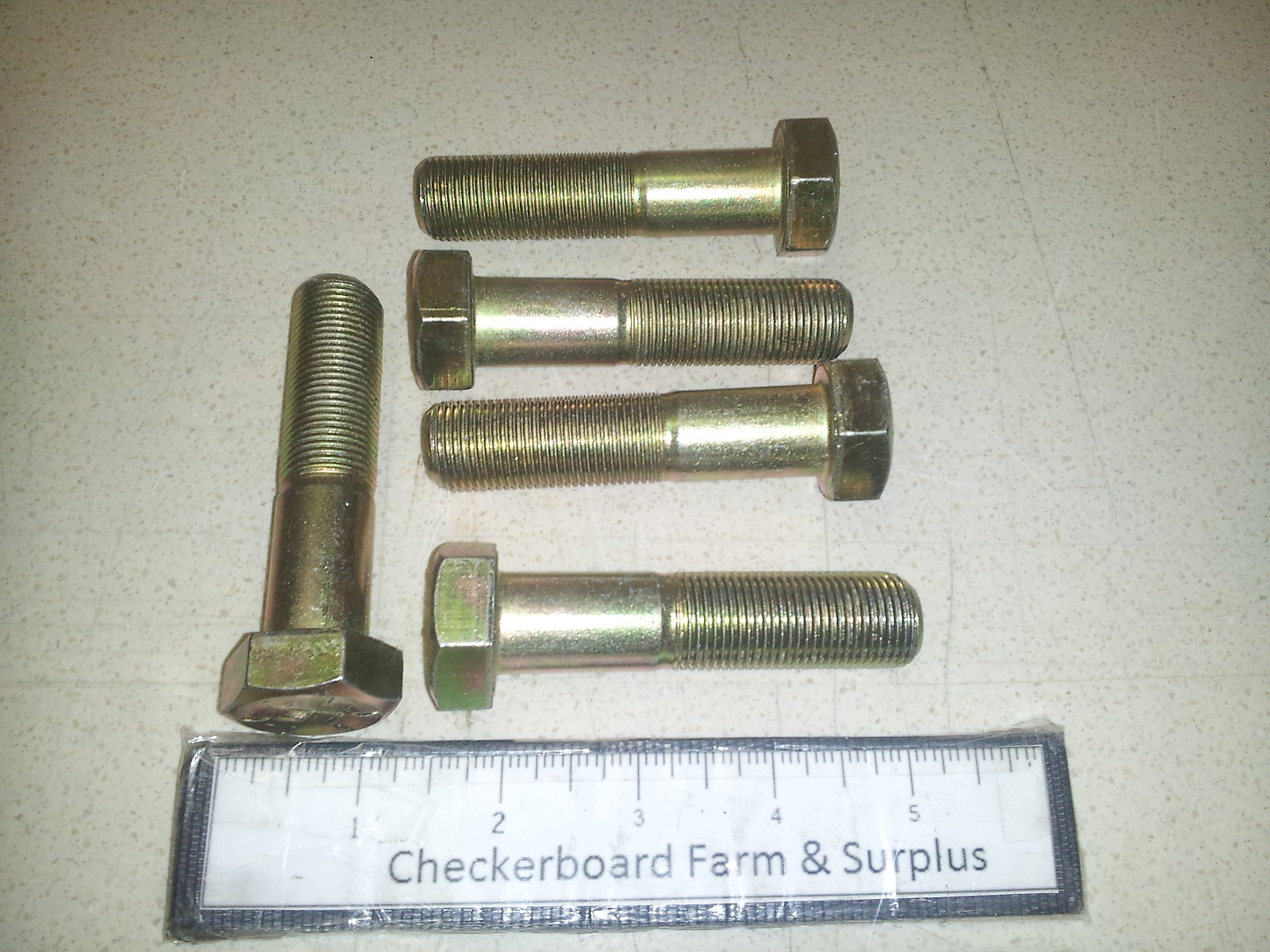 Qty-5 Hex Head Cap Screw Bolt 3/4″-16 x 3.25″ Grade-8 UNF B1821BH075F325N .75″