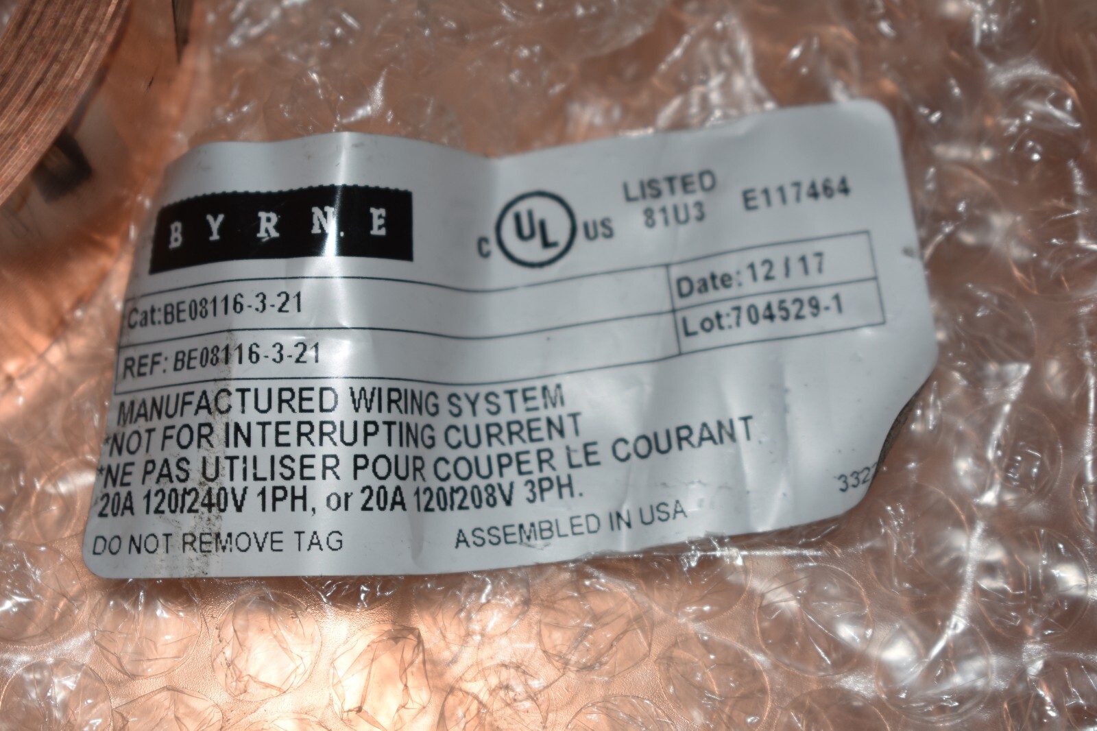Polyphaser CU-SPGP Copper Grounding Plate Kit New