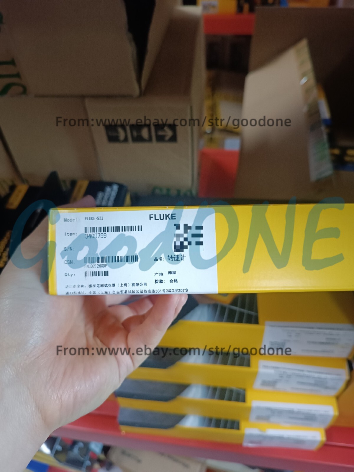 1PC NEW FLUKE 931 Combined Tachometer