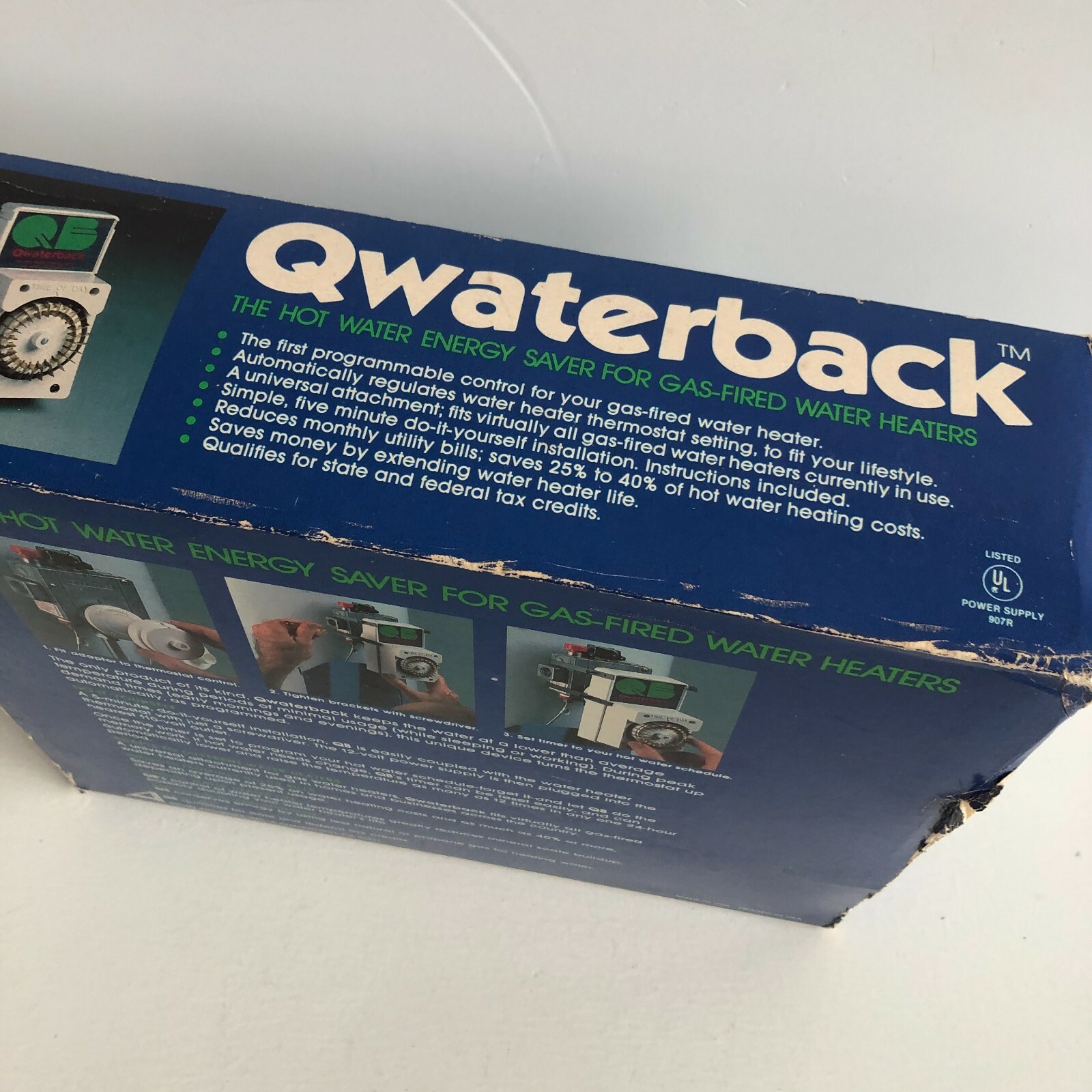 Qwaterback Hot Water Energy Saver For Gass Fired Water Heaters Vintage