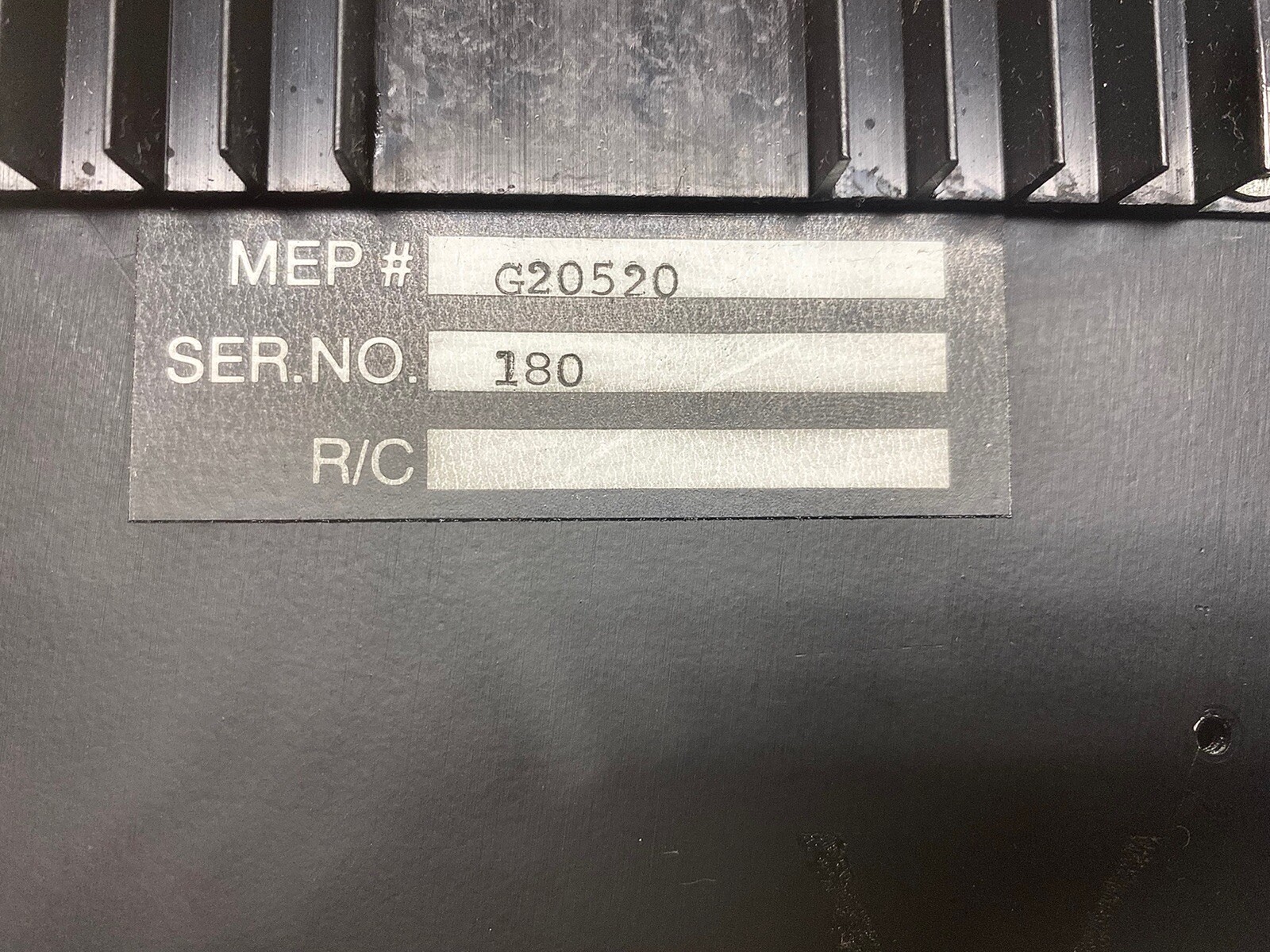 RESEARCH COTTRELL G20520 Microprocessor Rapper/Vibrator Control