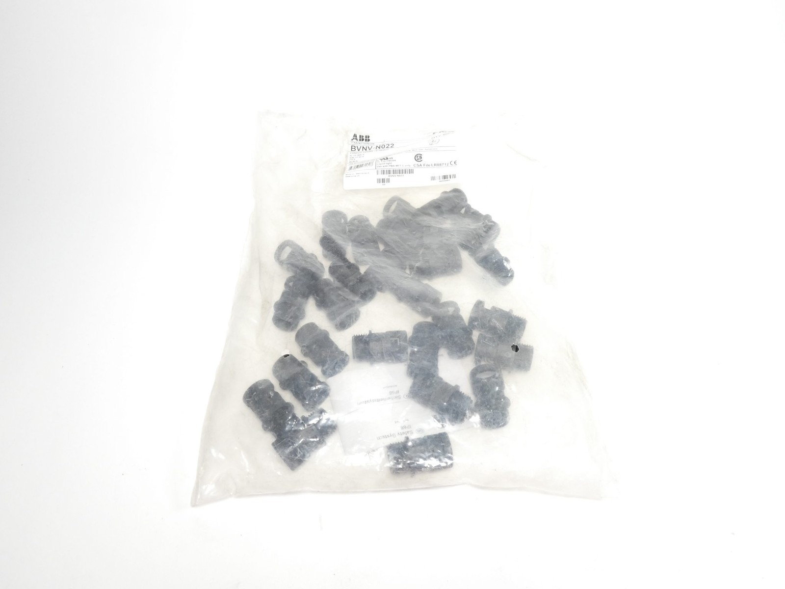 *Lot of 27* PMA ABB BVNV-N022 Male Conduit Fitting 1/2″NPT Straight Black – N…