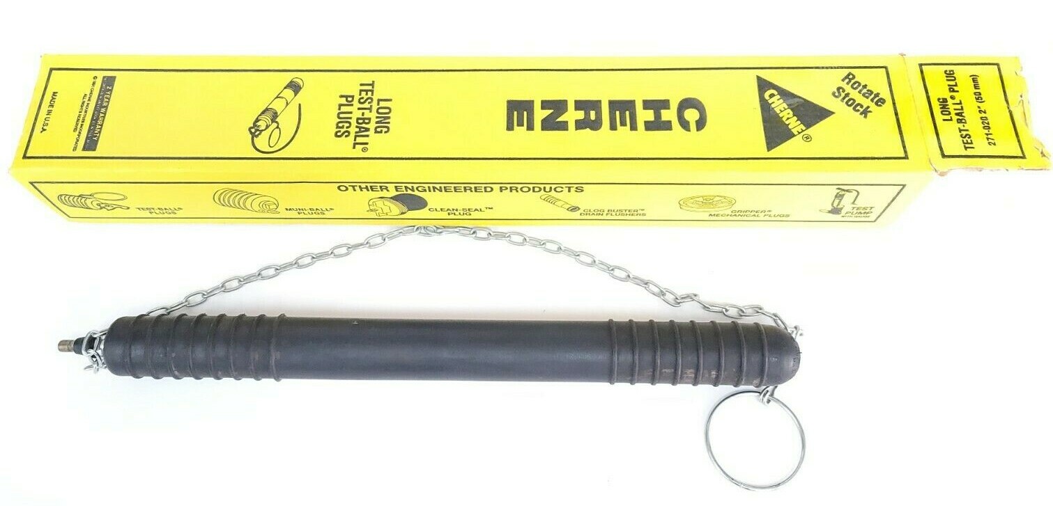 NIB CHERNE 271-020 2” LONG TEST-BALL PLUG 271020