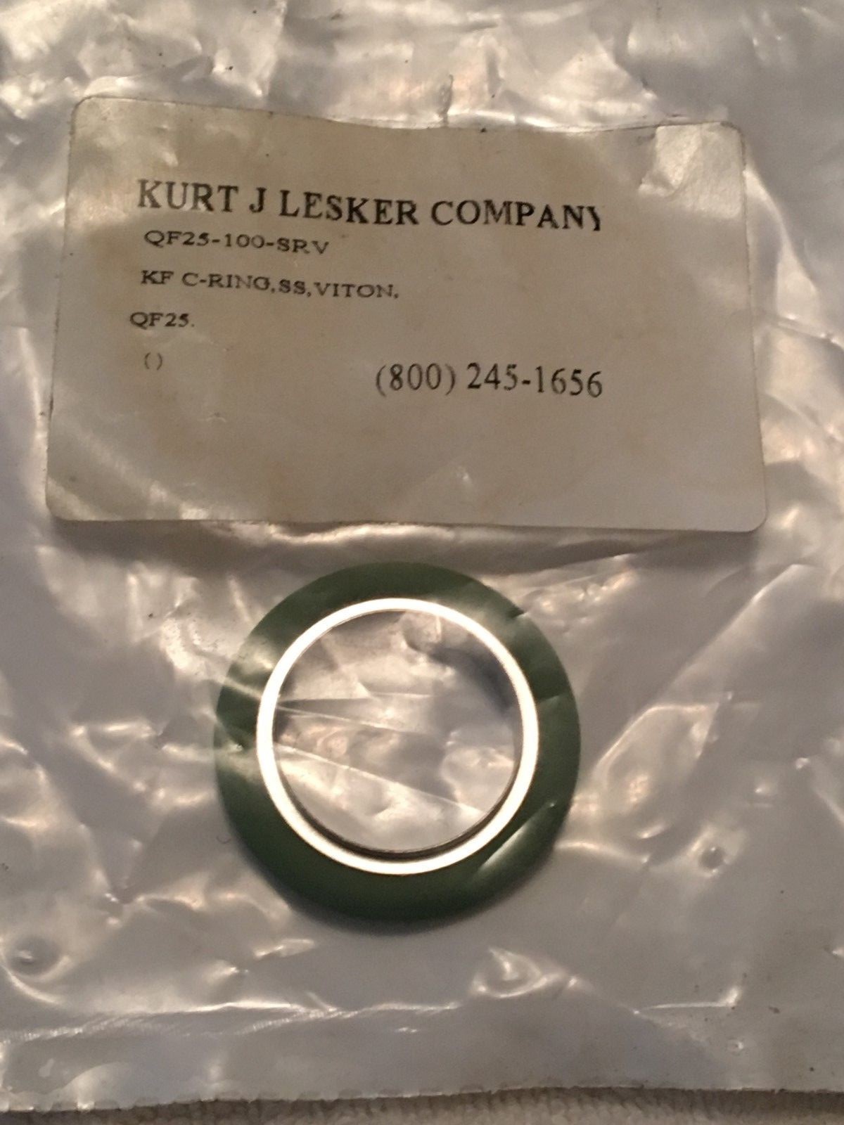 KURT J LESKER QF25-100-SRV CENTERING RING NEW!!!
