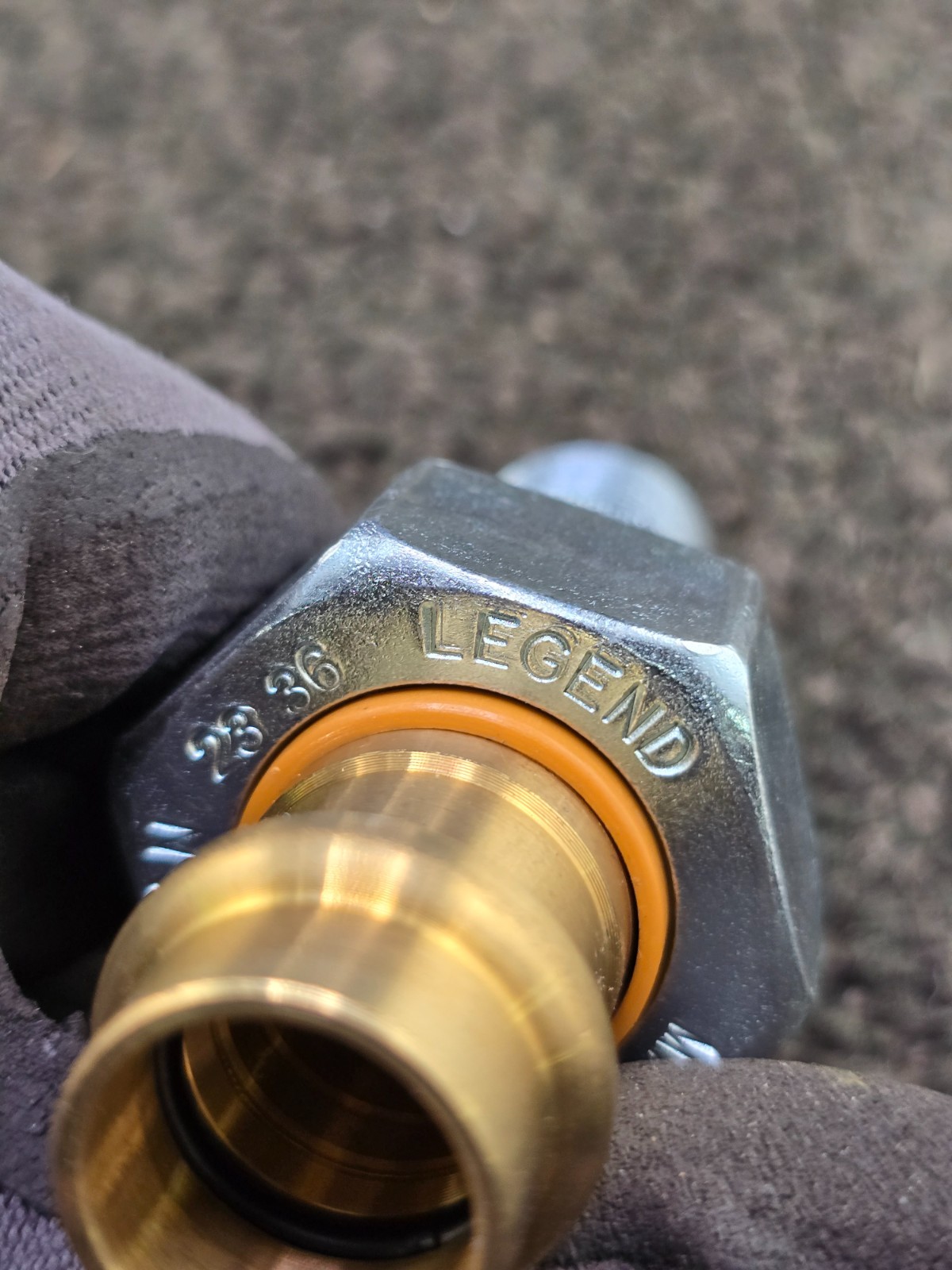 Legend P-571NL Forged Steel Dielectric Union 1/2″ Copper Press x 1/2″ Male NPT