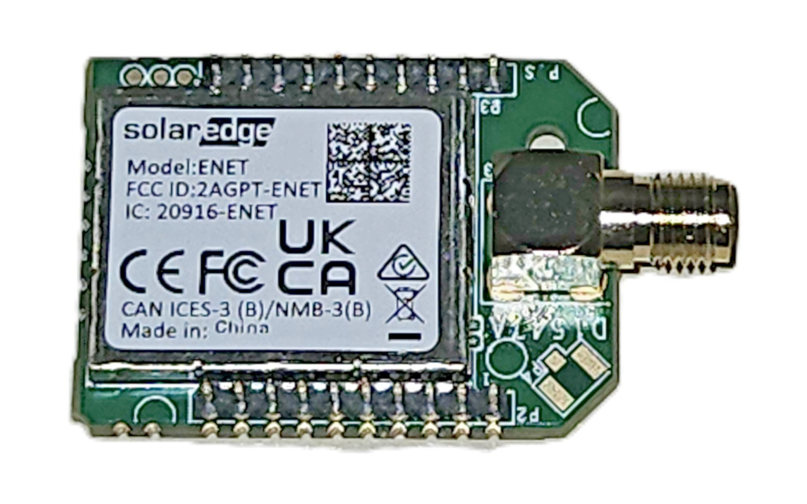 SolarEdge ENET 2AGPT-ENET D1547A-SG-02-FW1 home network plugin new