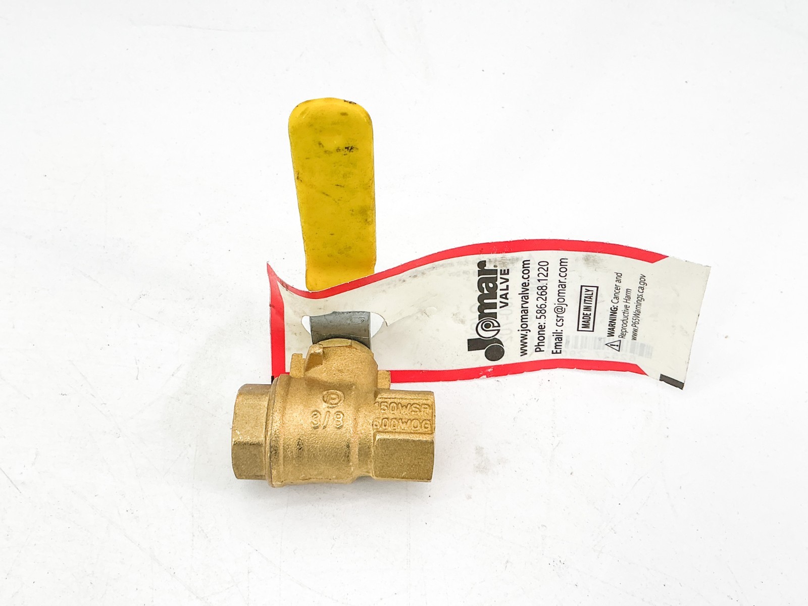 New Jomar 100-702 Ball Valve T100NE 3/8 600WOG – No Box
