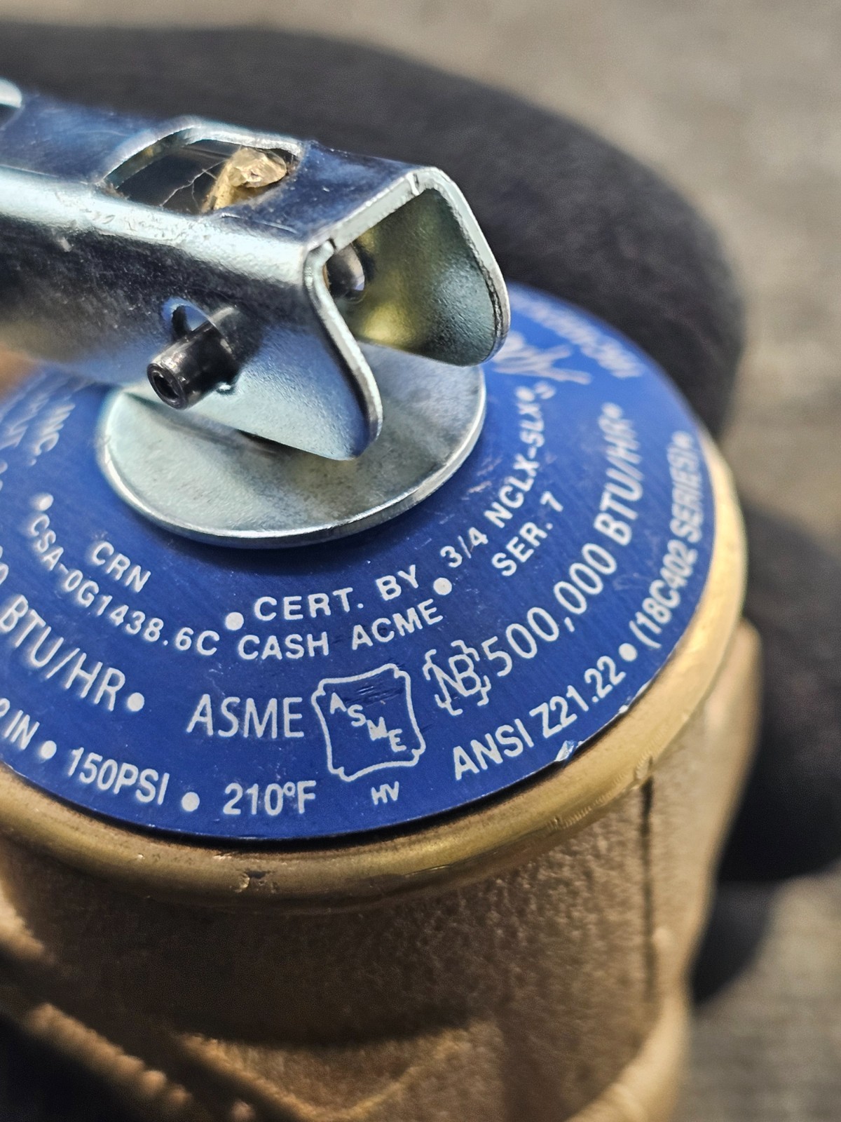 Apollo 18C402X38 3/4 in. Male x FNPT Bronze Relief Valve 150PSI