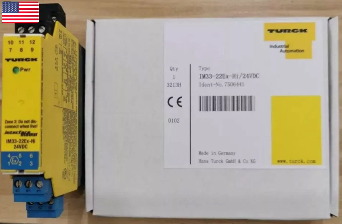 ONE NEW IN BOX Turck IM33-22Ex-Hi/24VDC safety relay – US Stock