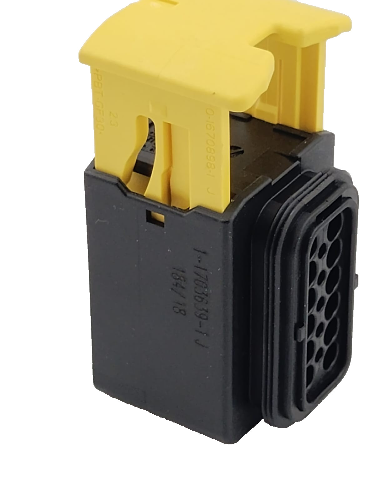 TE 1-1703639-1 , 12 Position Housing, Housing for Female Terminals, Wire-to-Wire