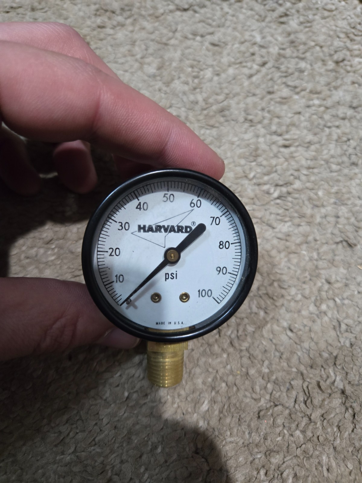 Harvard PSI Pressure Gauge