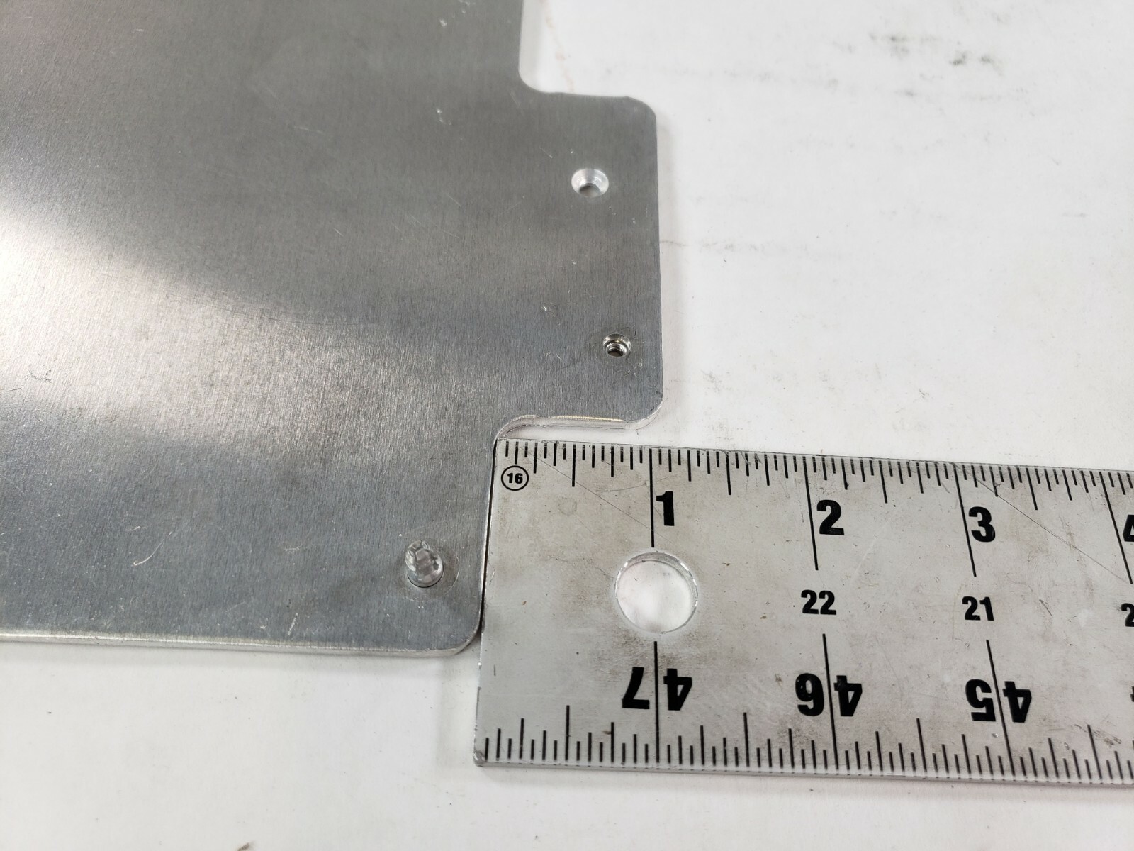 Lot of 9 Unknown Silver Metal Cover Bracket With Rivets 6.5 In x 11 In