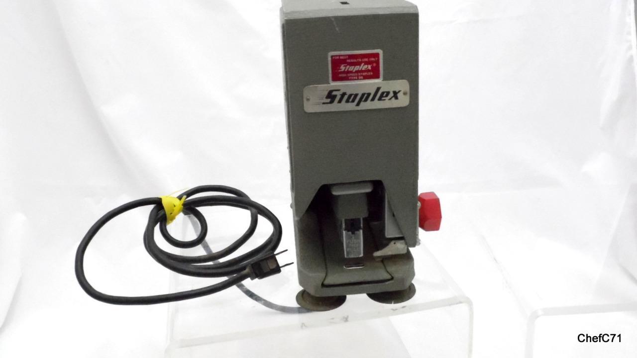VINTAGE GREEN / GRAY STAPLEX S-54 4″ ADJUST TYPE DS STAPLES VGUC USA MADE