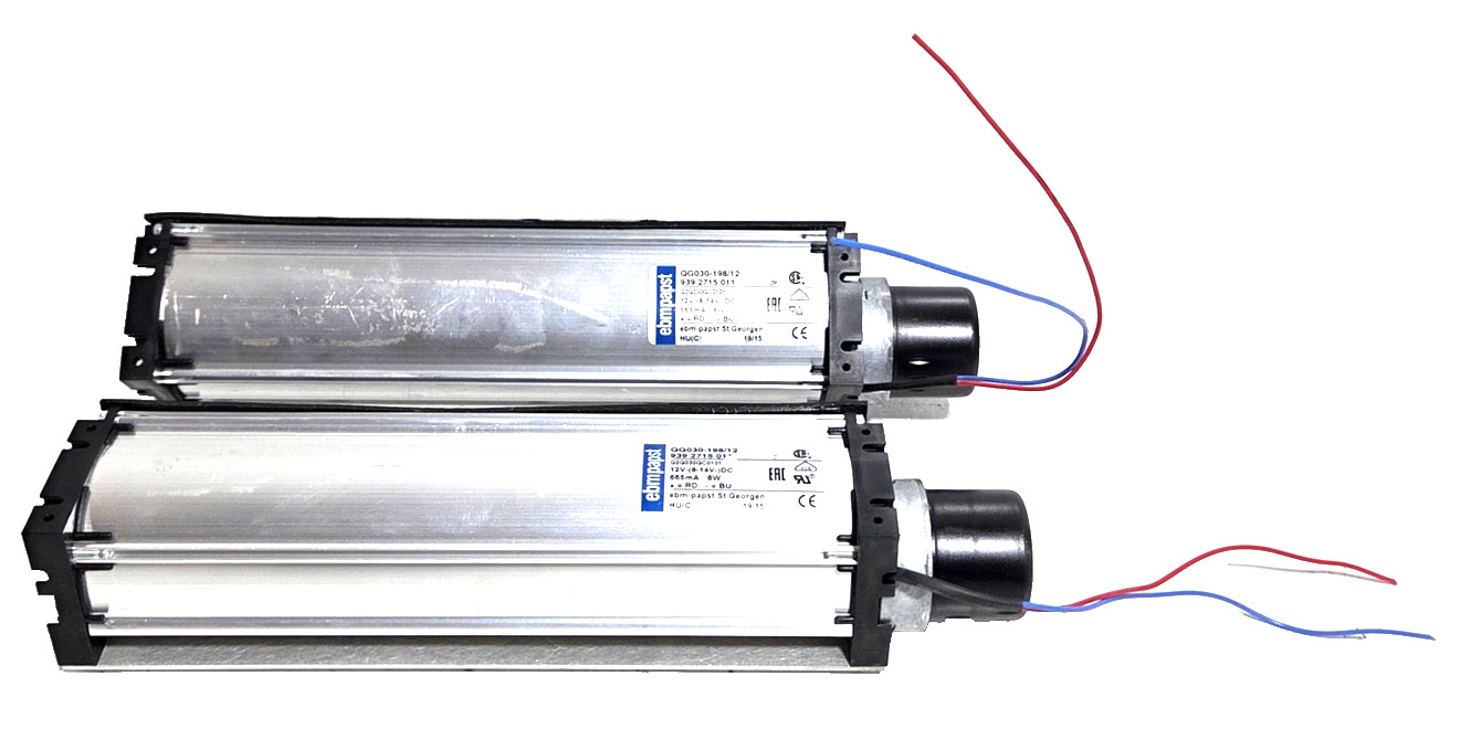 LOT OF 2- Ebmpapst GQ030-198/12 939 2715 011 8W USED