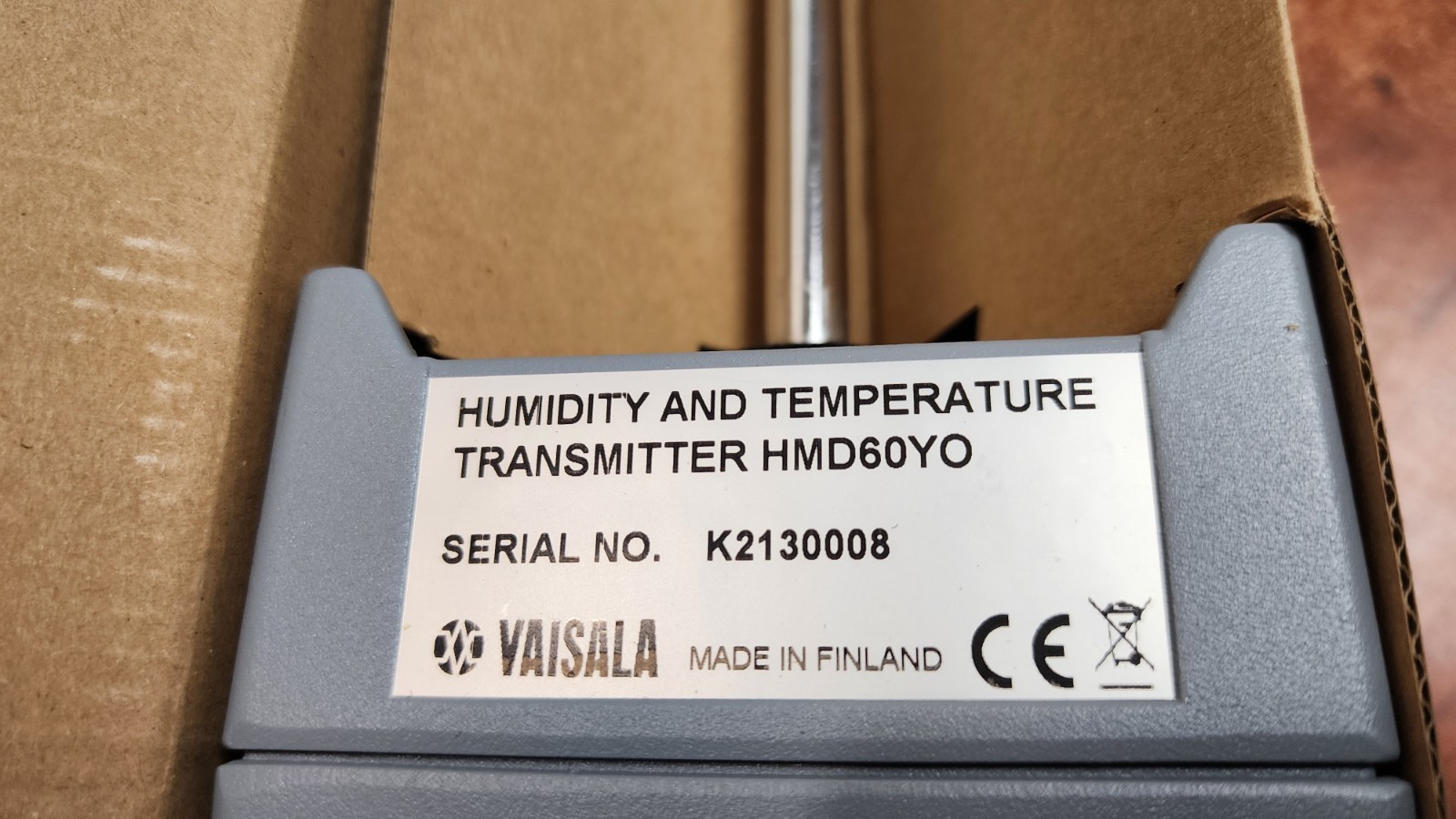 VAISALA HMD60YO HUMIDITY & TEMPERATURE TRANSMITTER NOS *PI