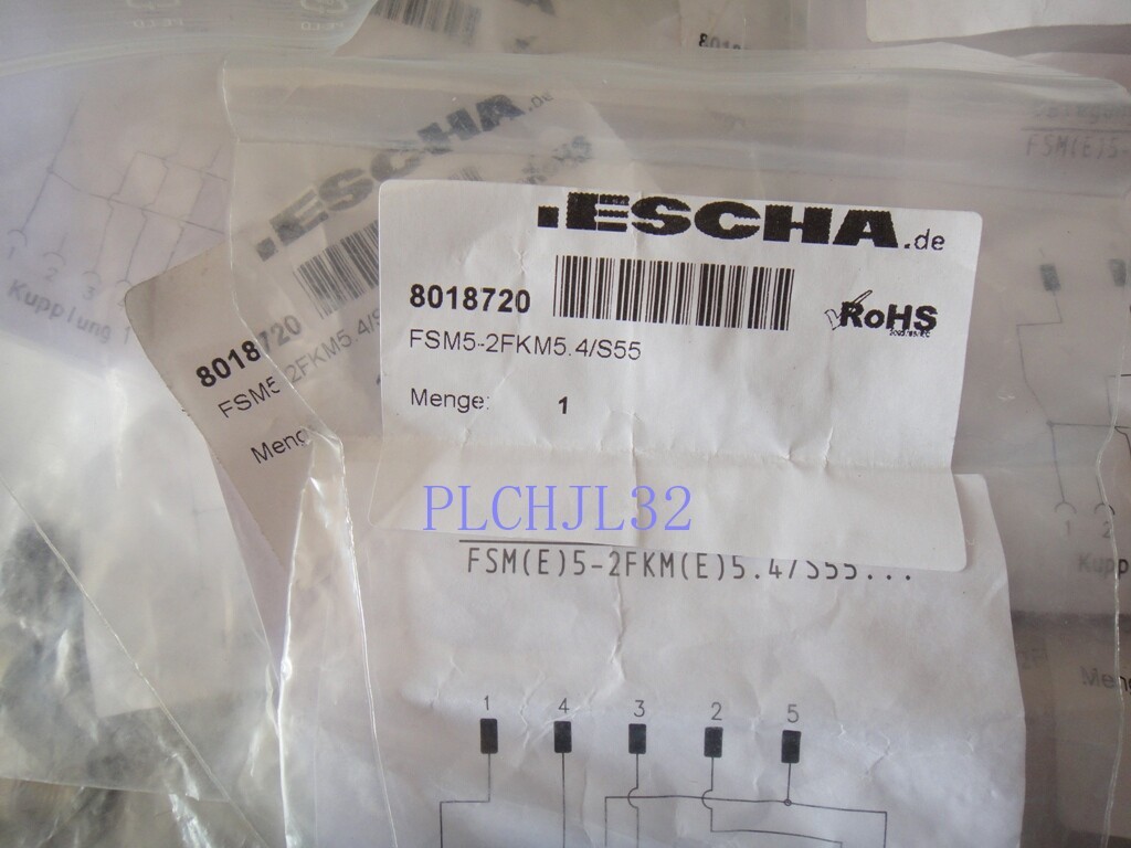 1pc New ESCHA connector FSM5-2FKM5.4/S55
