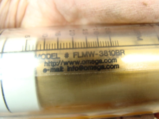OMEGA FLOW METER FLMW-3810BR 10GPM 3/8″ NPT 3500PSI