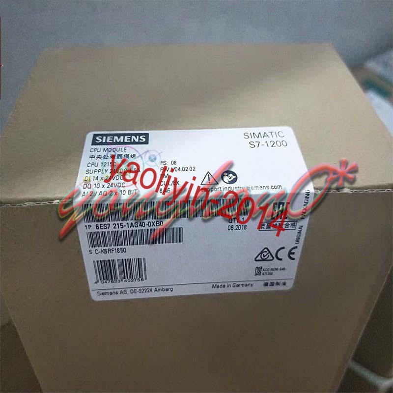 1piece NEW SIEMENS 6ES7215-1AG40-0XB0 DC 6ES7 215-1AG40-0XB0 CPU 1215C