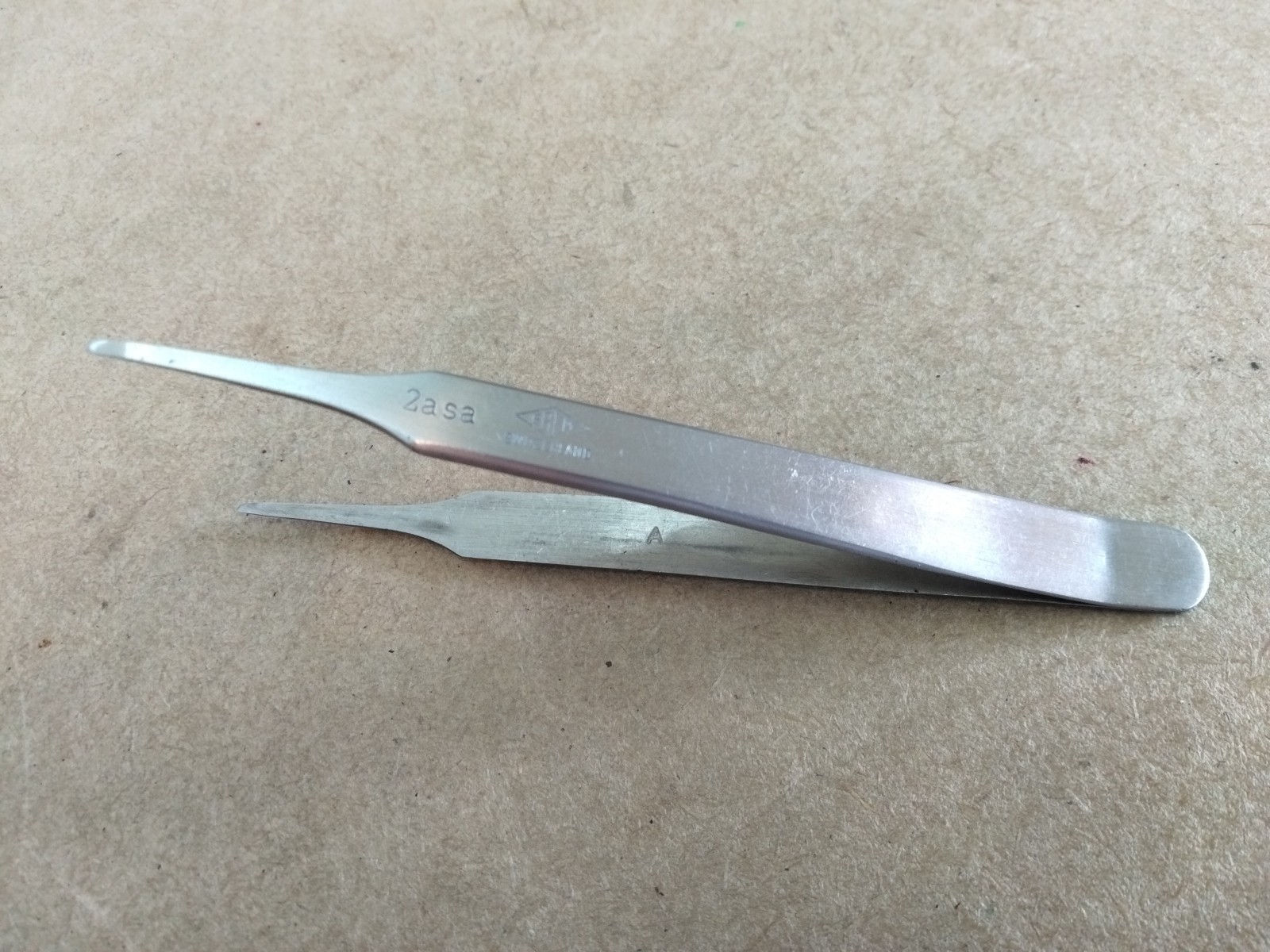 1x Weller Erem 2ASA Tweezers Stainless Antimagnetic Anti-Acid Swiss –