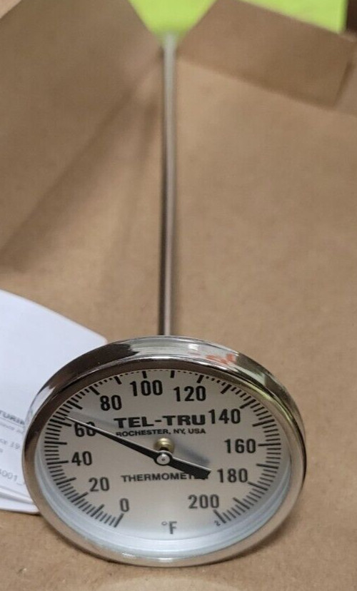 🟠TEL-TRU GT225 BACK CONNECT THERMOMETER 8″ PESSCO IS OFFERING 1 V012324-1-9 🗽