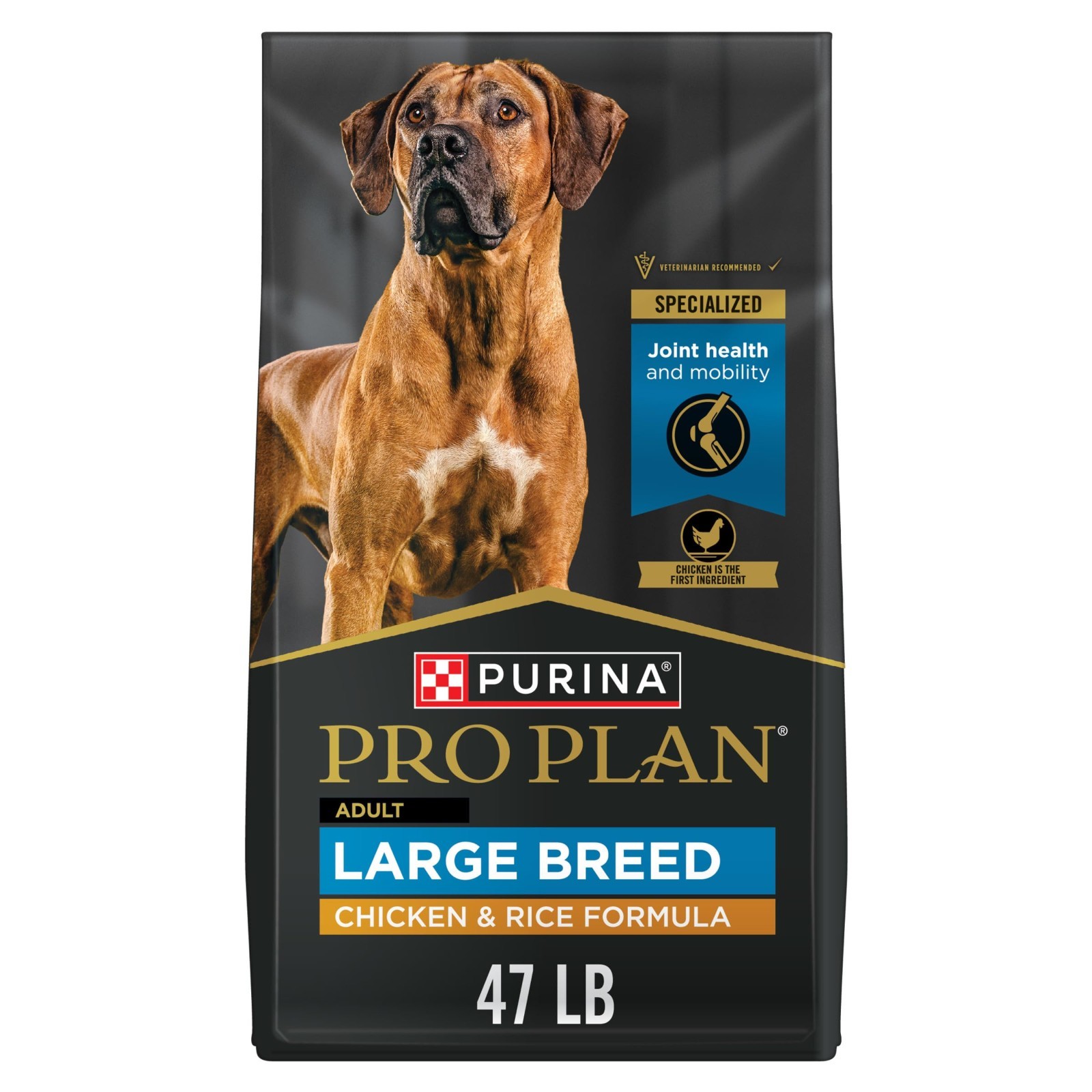 Purina Pro Plan High Protein,Digestive Health Large Breed Dog Food, Chicken,47lb