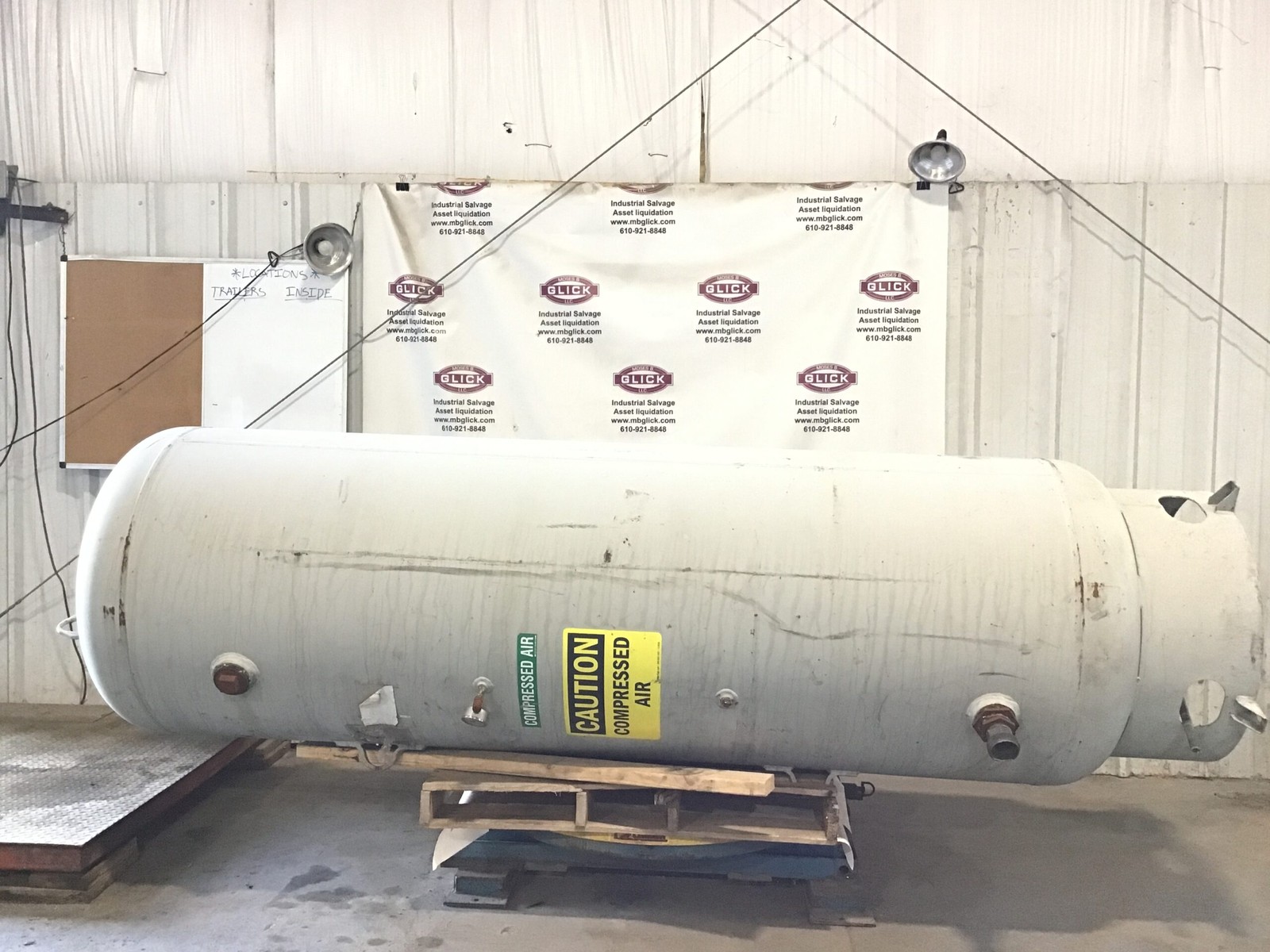 Samuel A10129 500-Gallon Vertical Compressed Air Receiver Tank (165 PSI, 2019)