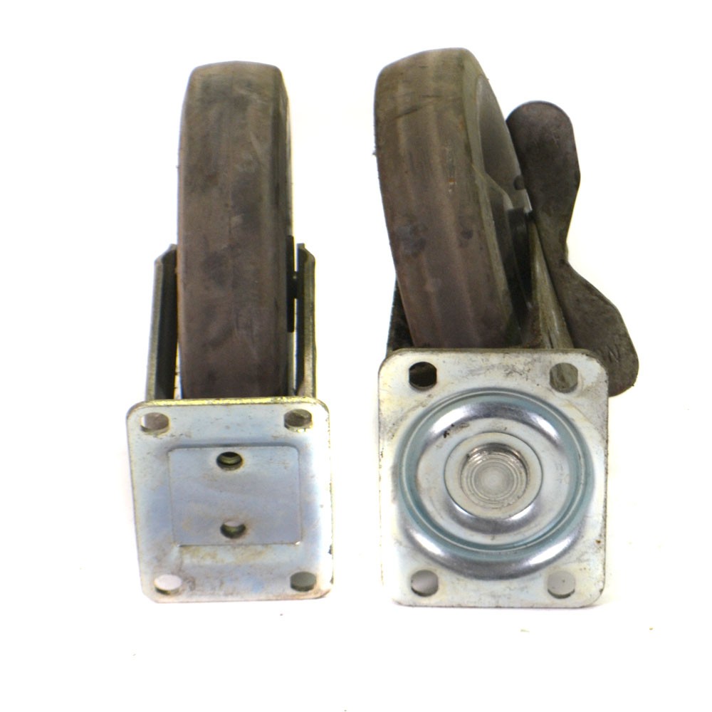 (Lot of 4) Faultless 400-6 Swivel Locking and Two Fixed 6″ x 1.25″ Caster Wheels