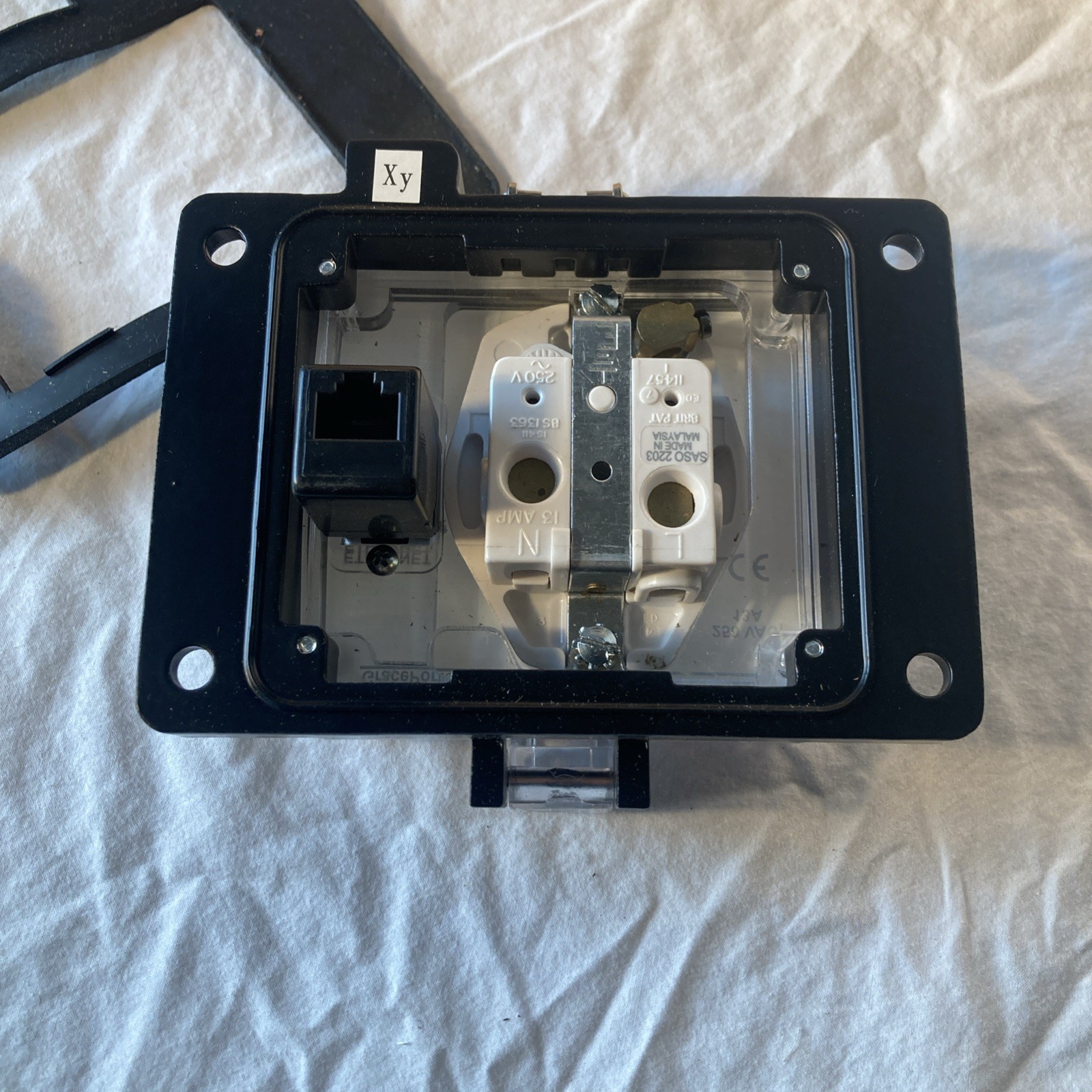 NEW GRACE P-R2-K2RB0 N4X ETHERNET F/F BULKHEAD BRITISH OUTLET