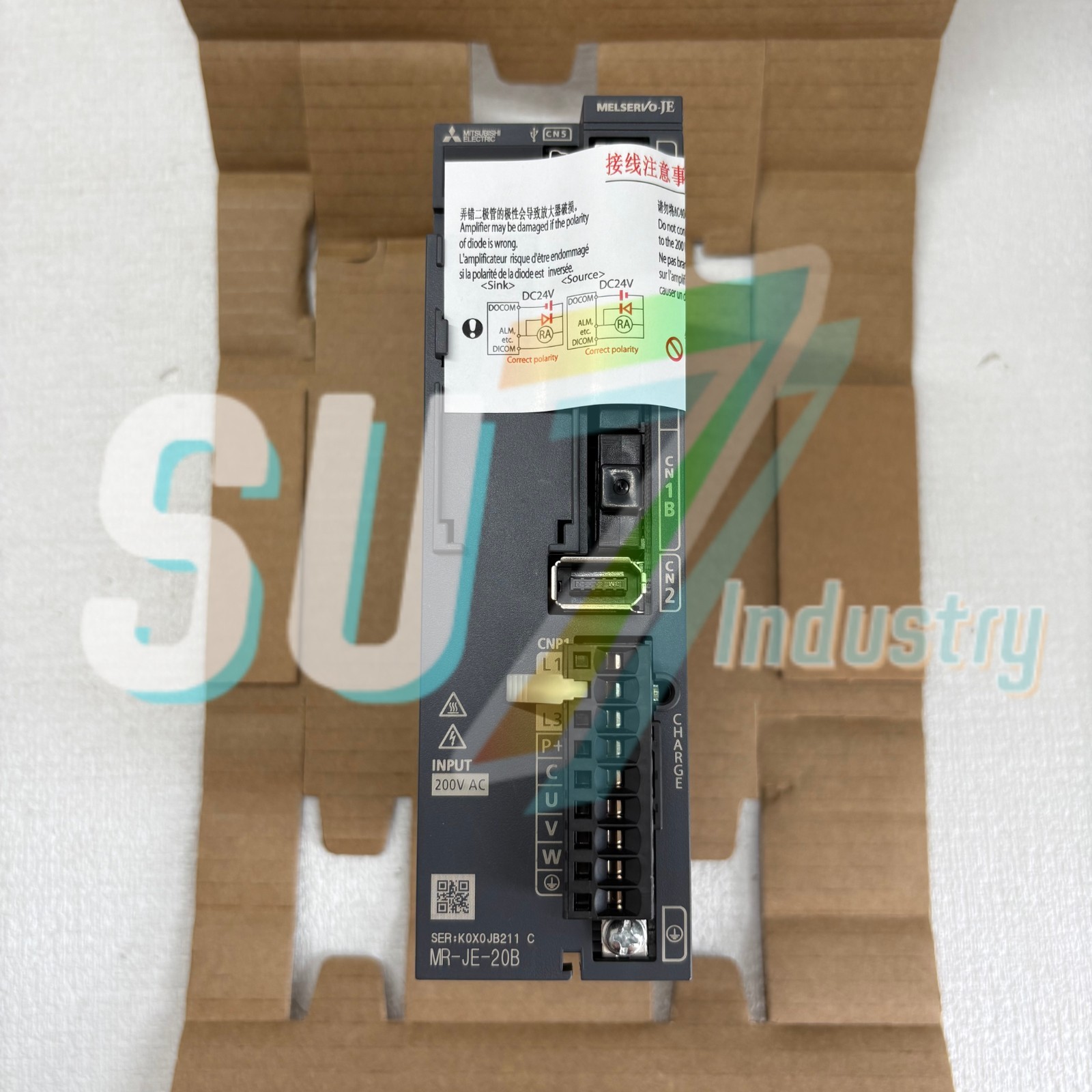 #1pcs new Mitsubishi MR-JE-20B Servo Driver