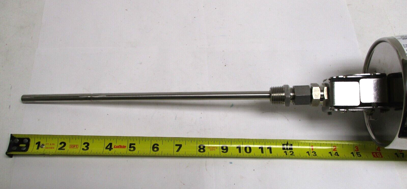 ASHCROFT DURATEMP GAS ACTUATED TEMPERATURE GAUGE , -320 to 200 F-DEGREES