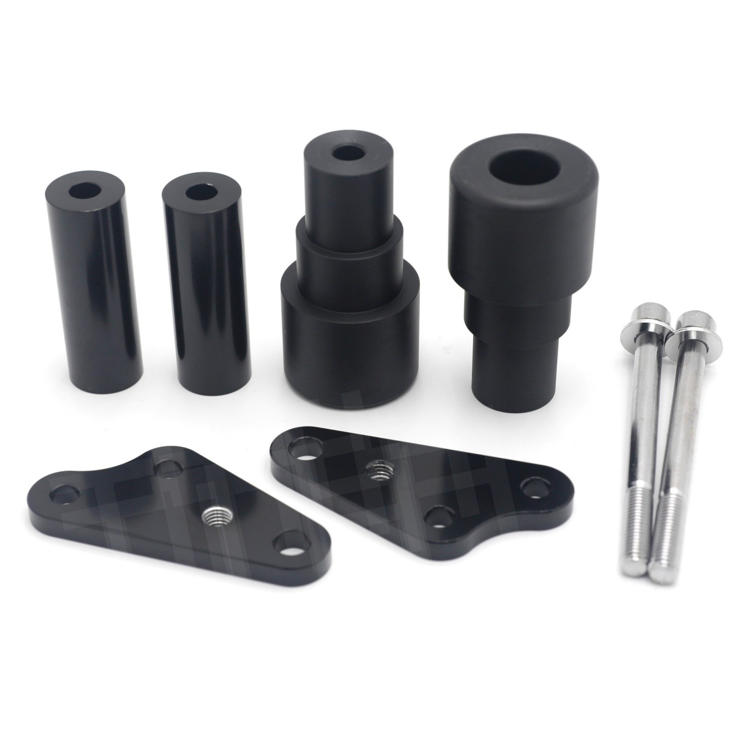 Aluminum Frame Crash Sliders Protection Black For 2000-2025 Suzuki DRZ400S/SM