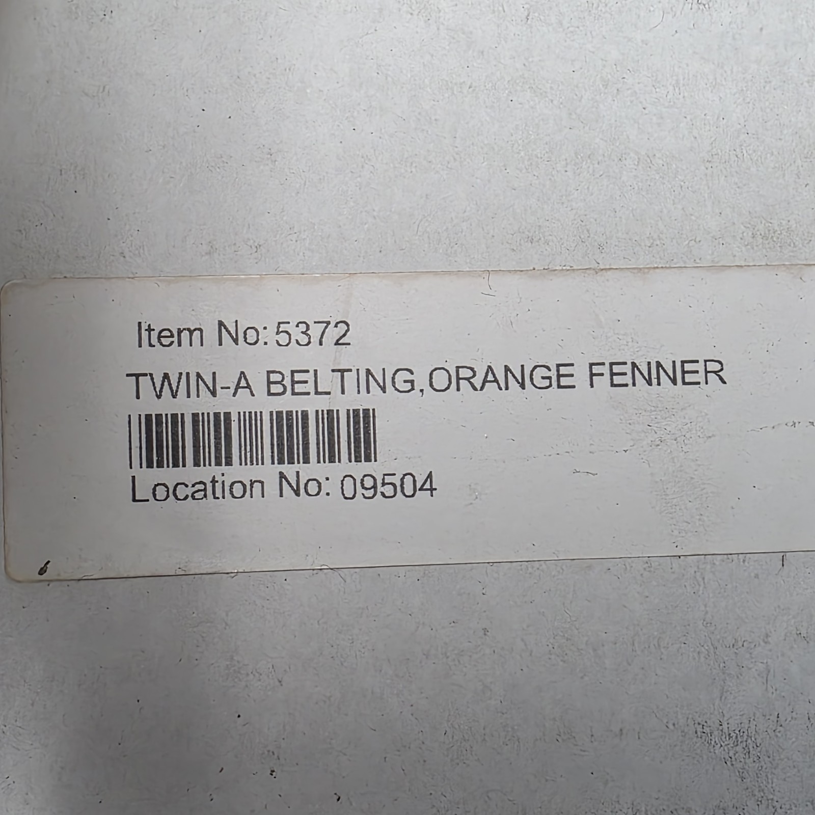 Fenner Drives Orange-Go 85 Twin A Section Orange Veethane Belting 54408 / 5372