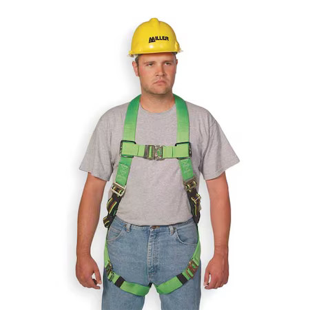 Miller P950qc/Ugn Duraflex Python(R) Ultra Full Body Harness, L/Xl, 400 Lb.,