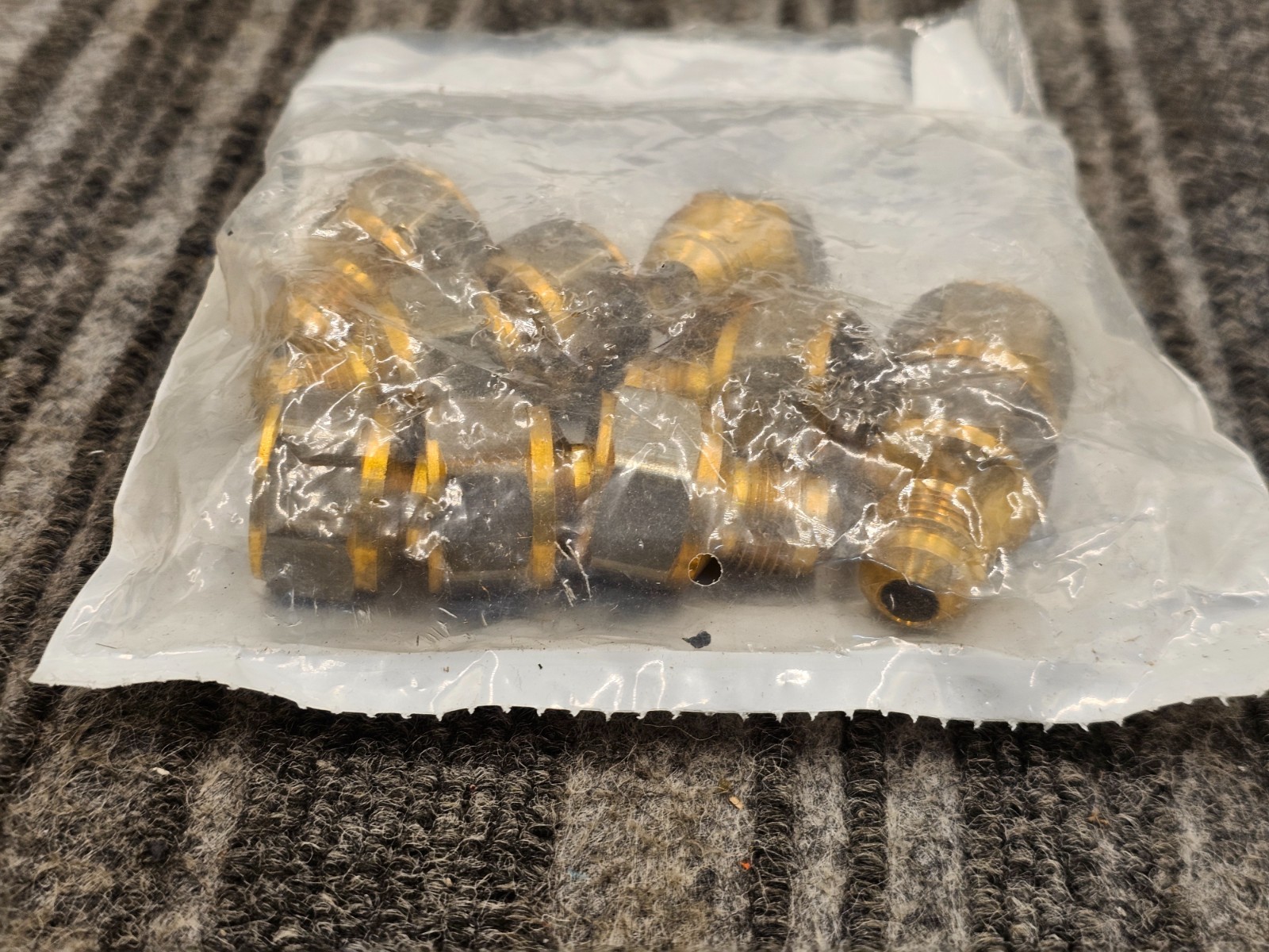 (QTY 10) BrassCraft 46-6-8 46 Series Reducing Adapter 3/8 x 1/2 in, Flare x FNPT