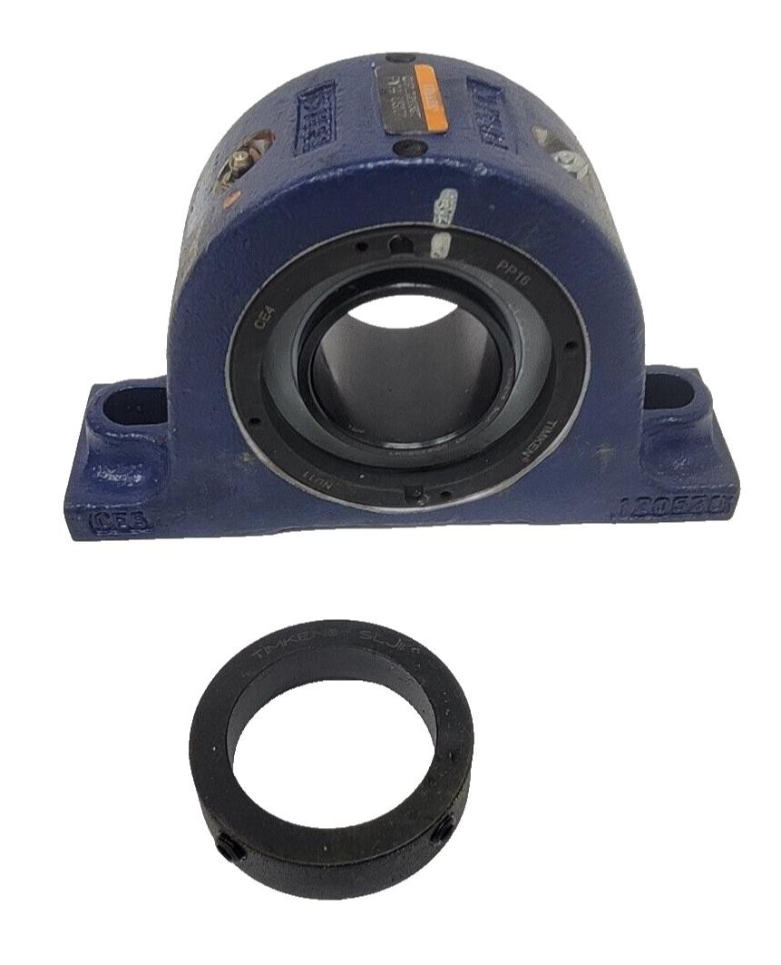 Timken QMPL11J203ST Pillow Block Roller Bearing Unit – 2-Bolt Base, 2-3/16″