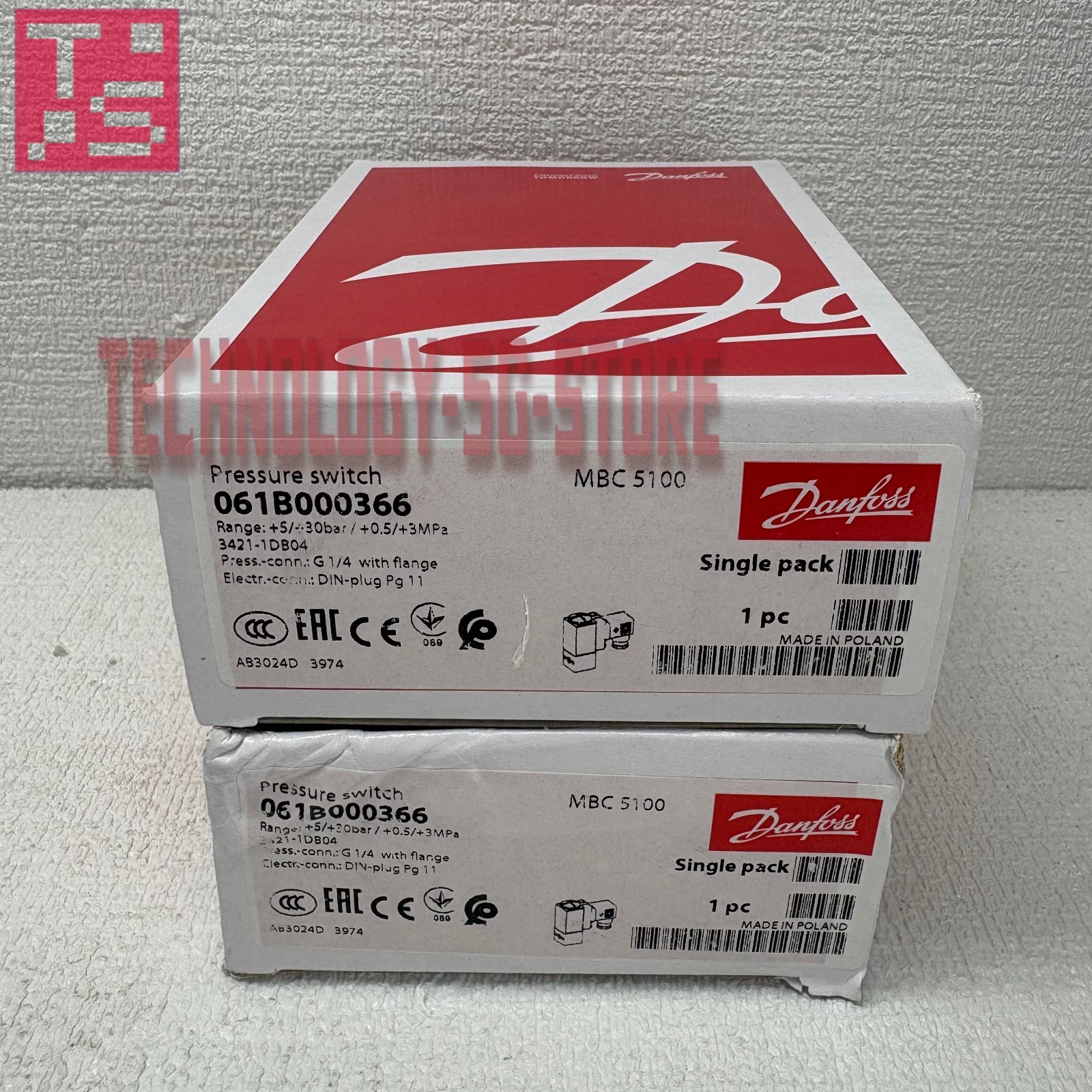 #1pcs new Danfoss 061B000366 MBC5100 pressure sensor