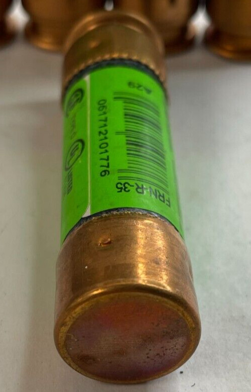 BUSSMANN FUSETRON FUSES CLASS RK5 SEREIS FRN-R TIME DELAY DUAL ELEMENT 35A