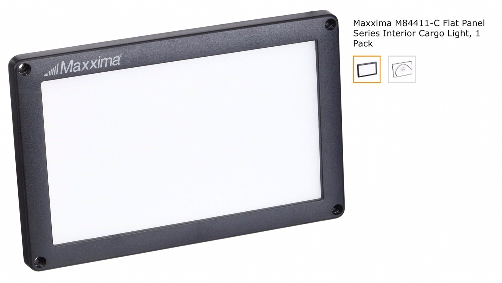 Maxxima M84411-C 4” X6” Rectangular Flat Panel Series Interior Cargo Light ￼Led