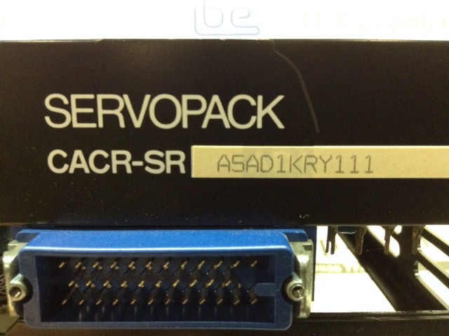 Yaskawa AC ServoPack – CACR-SRA5AD1KRY111 – SAA-1030 w/Warranty