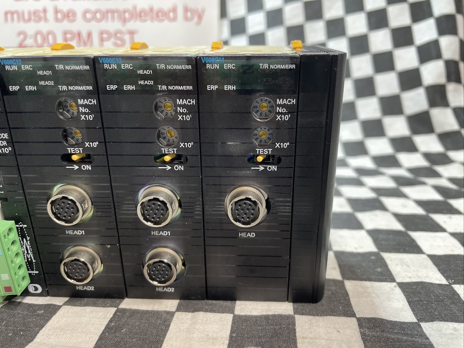 OMRON CJ1W-PA205R, CJ1M-CPU12, CJ1W-DRM21, CJ1W-V600C12, CJ1W-V600C11 CJ1W-TER01