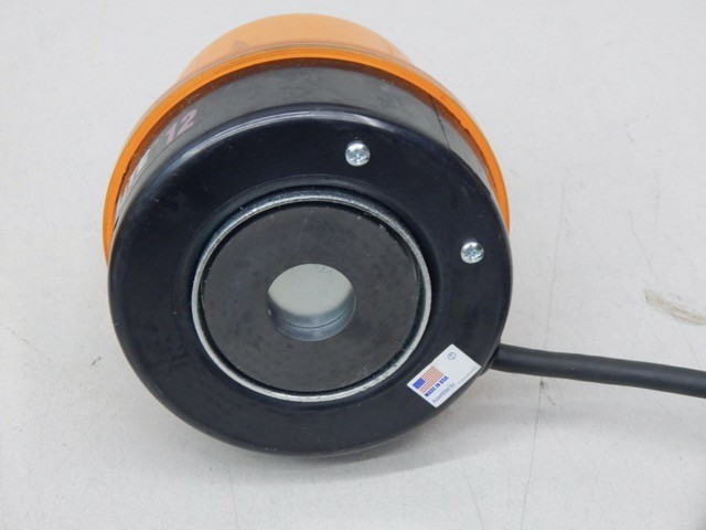 Meteor Lite 12, 24VDC Yellow Strobe Beacon w/ Magnetic Base
