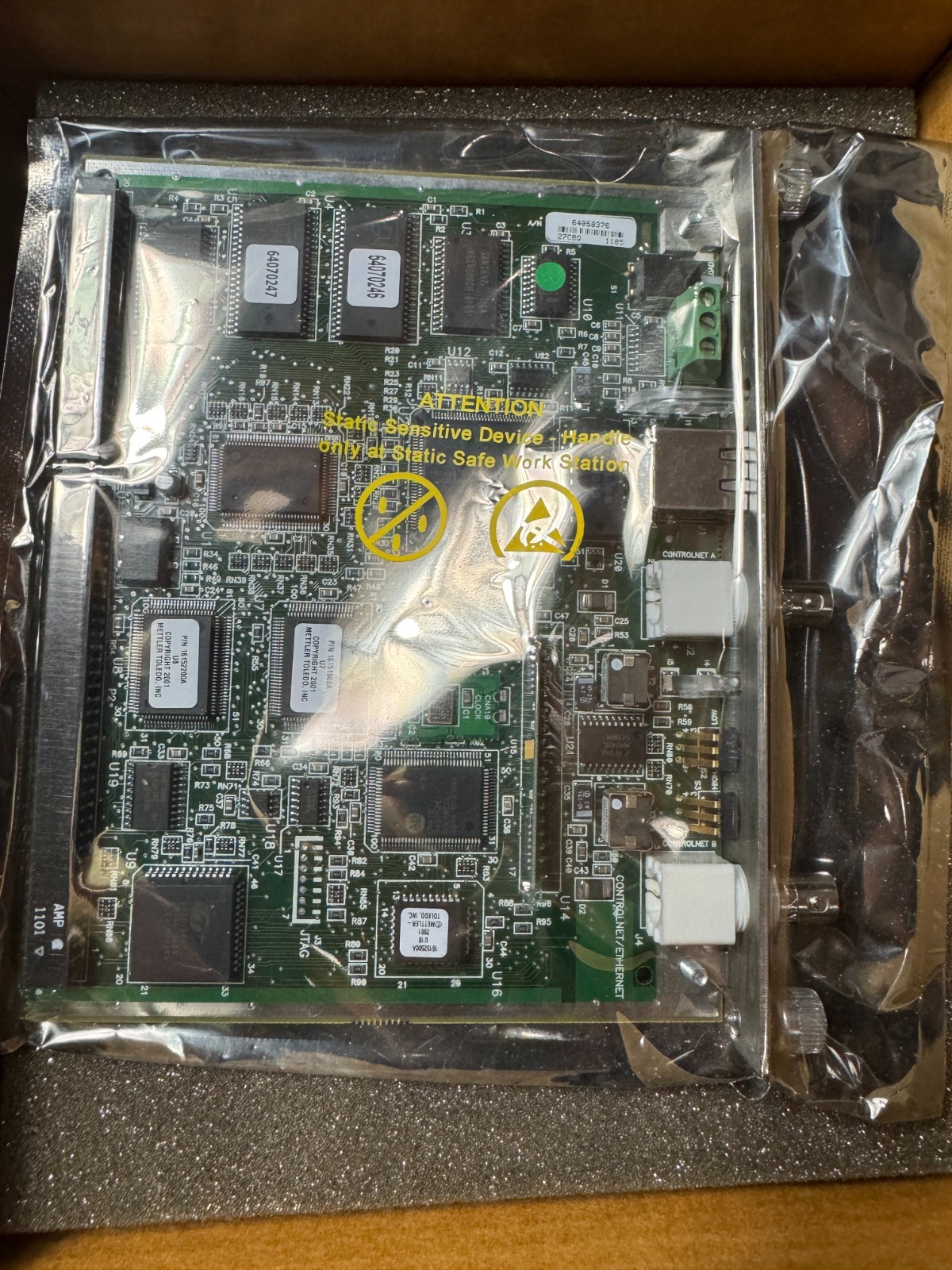 Mettler Toledo KOP Controlnet I/F JagX – A16280000A – PN: 64058375
