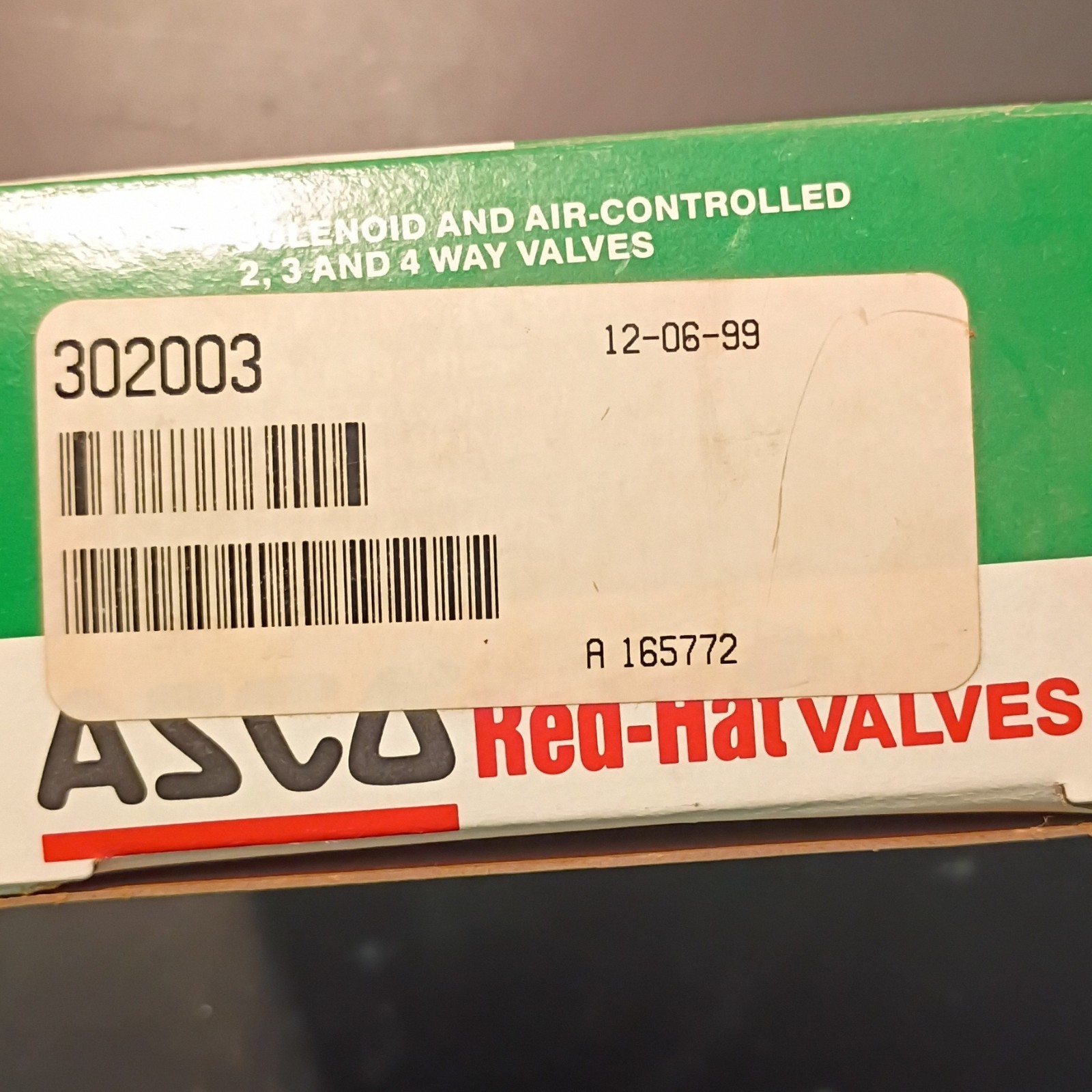 NEW Asco 302003 Red-Hat Valve Rebuild Kit
