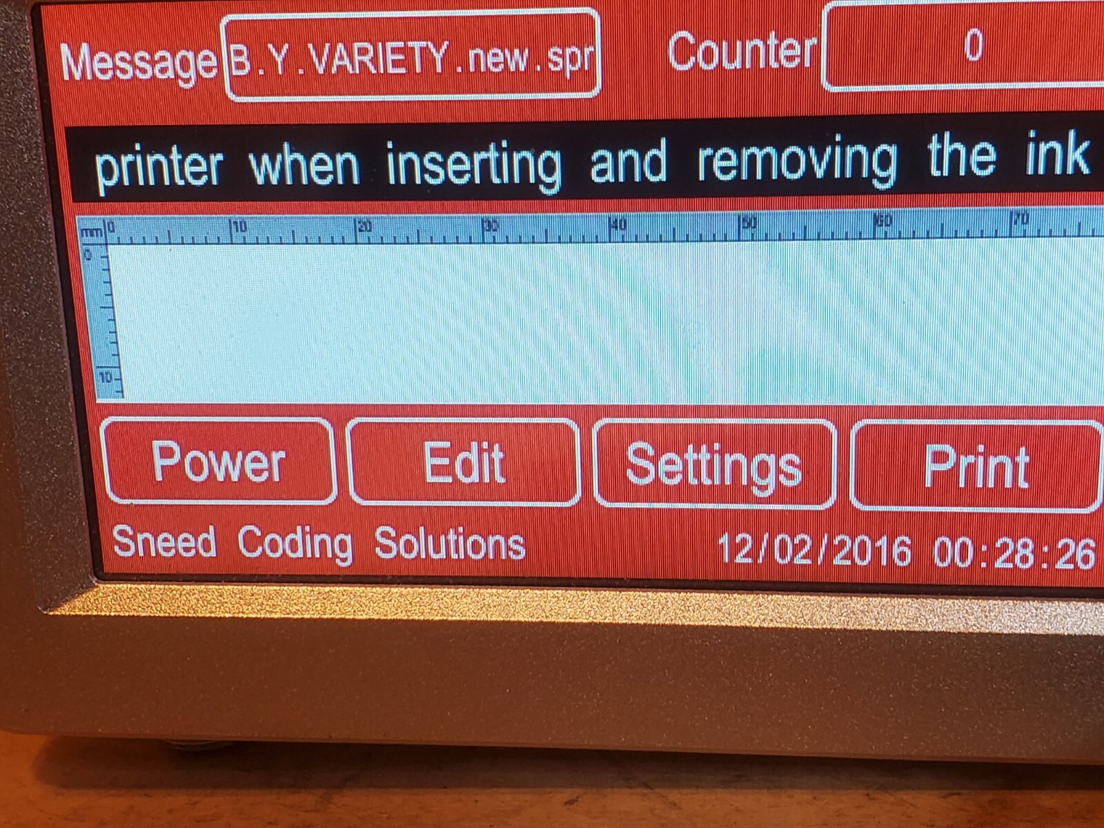Sneed Meenjet TW-83400 GL-S18NO HB-160802 Print head Controller