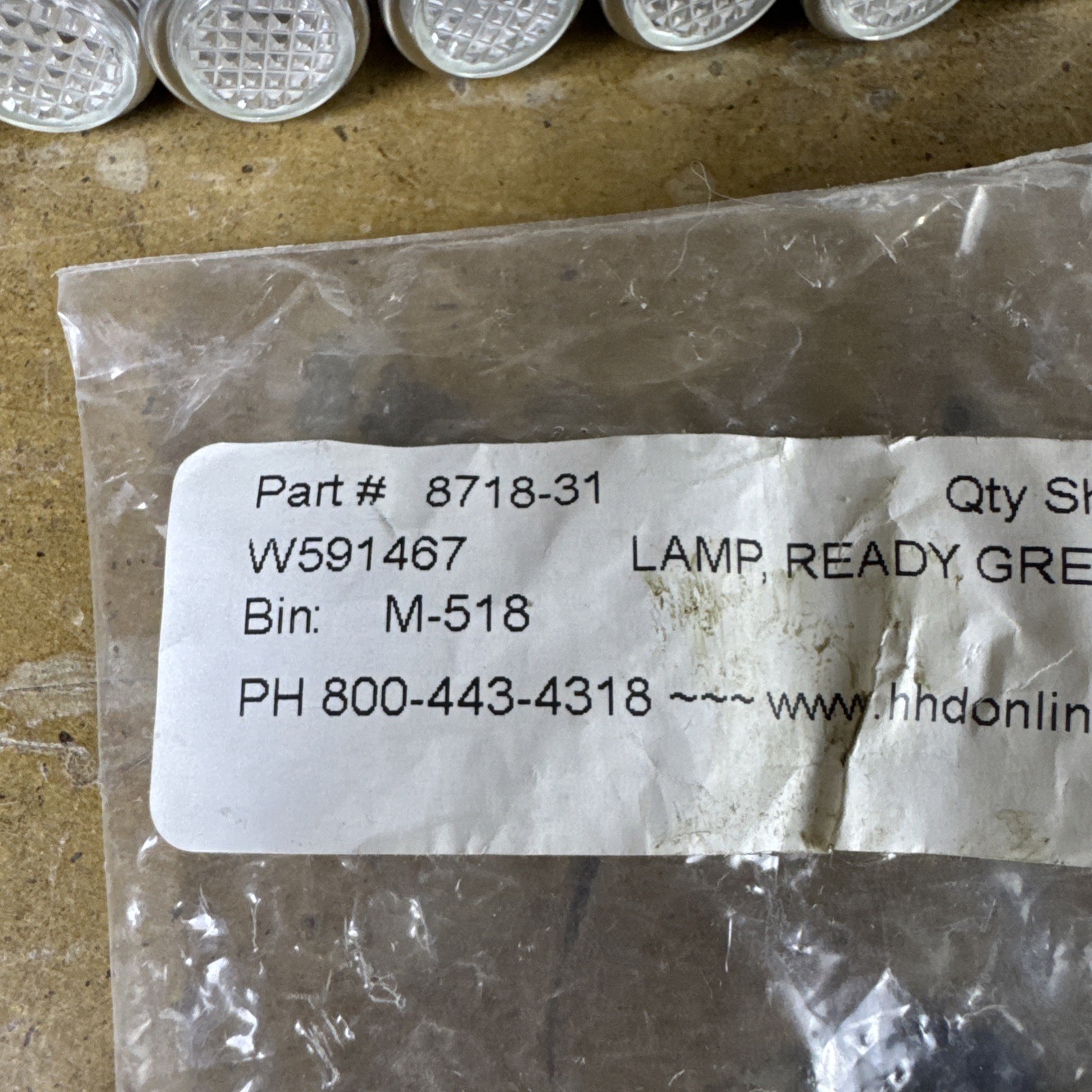 Bloomfield 8718-31 Equivalent Signal Light; 1/2″; Green; 125V 10 Pack New