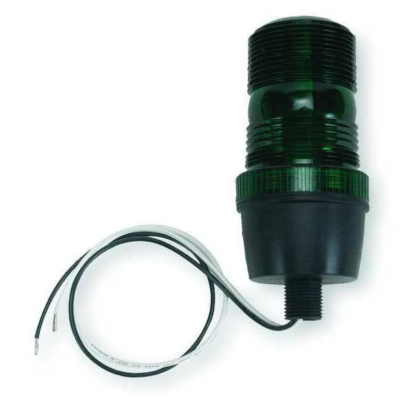 Zoro Select 2ERP3 Warning Light, Strobe Tube, Green, 120VAC