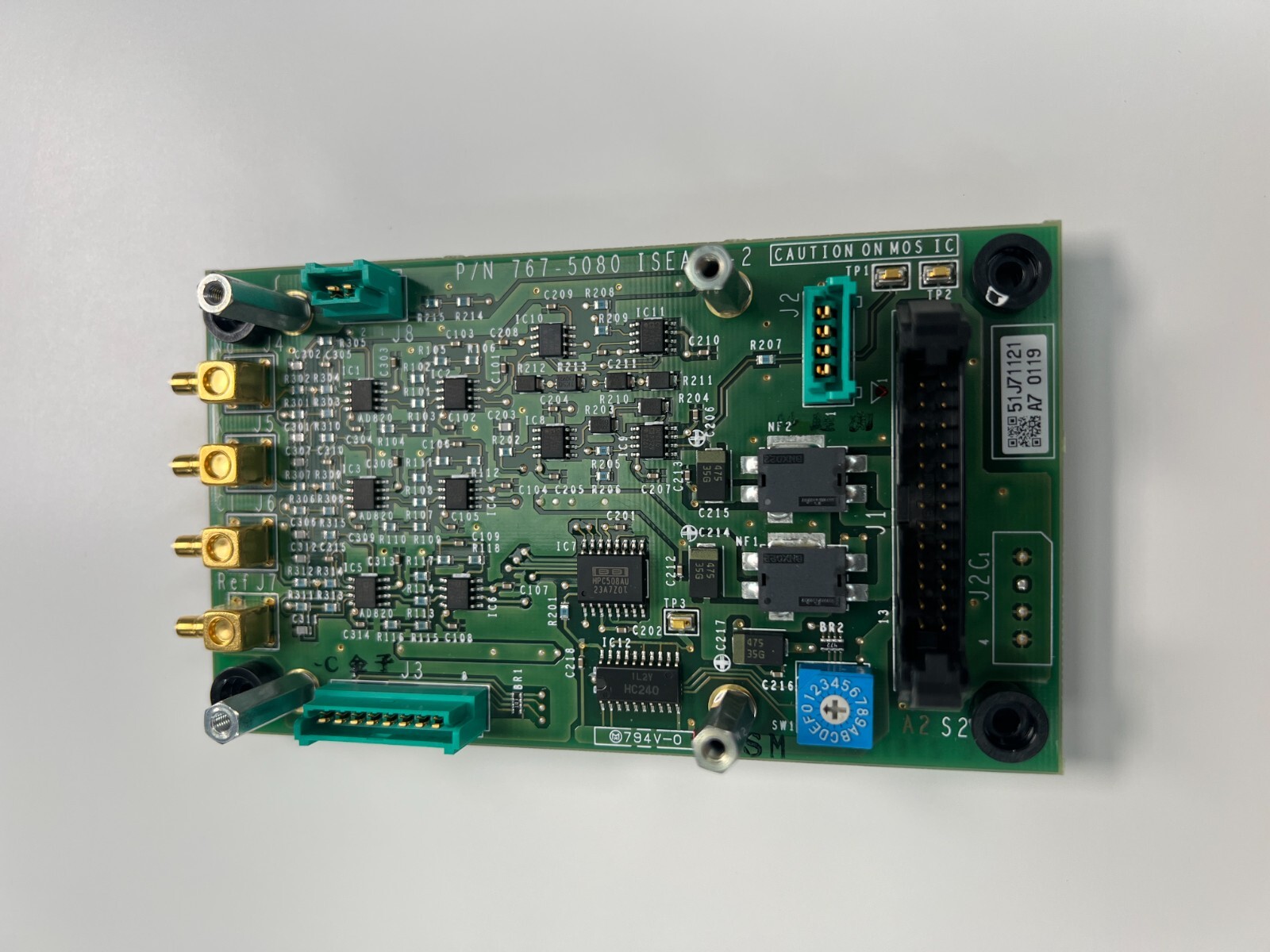 HITACHI ISEAMP-2 P/N 767-5080 Circuit Board C 27675180